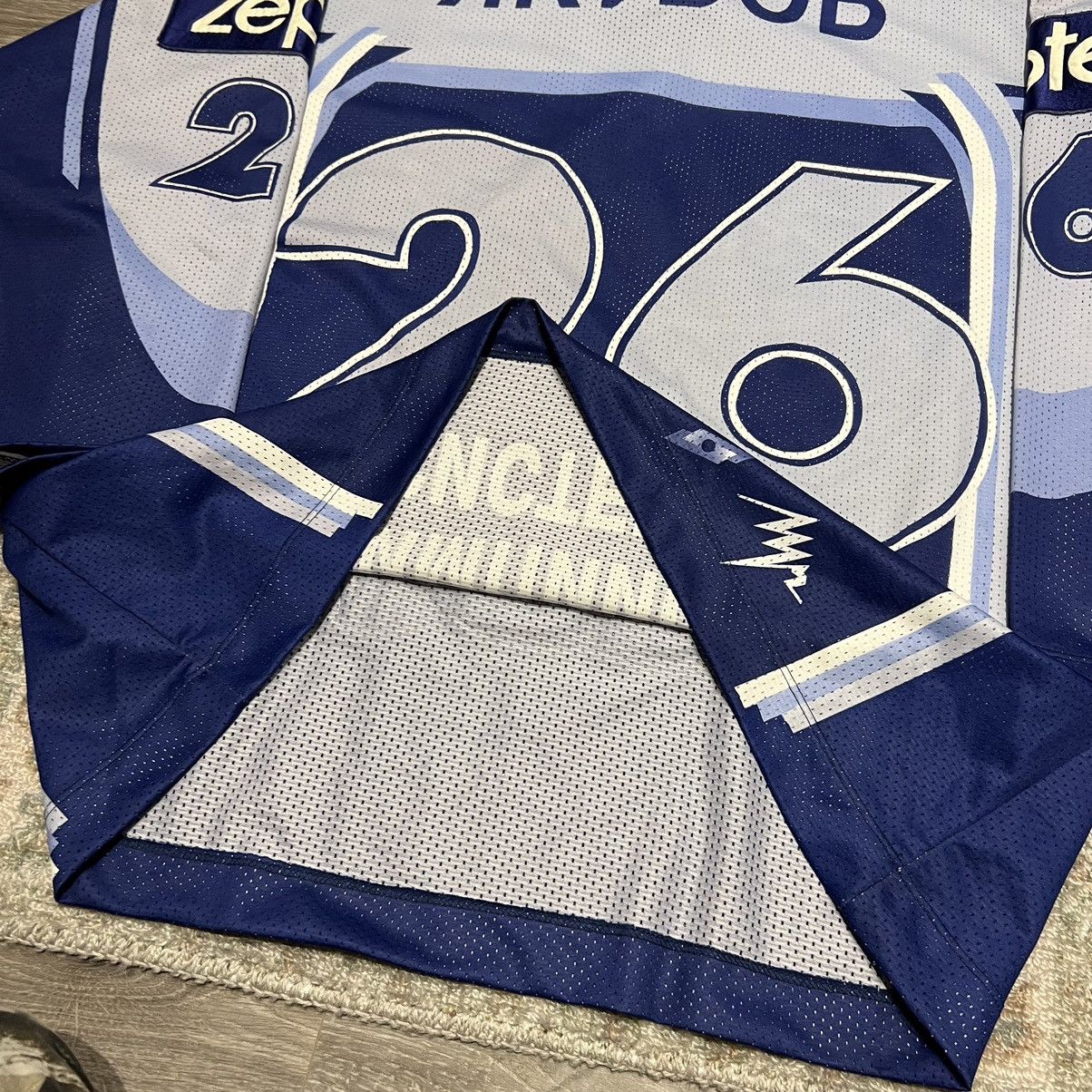 NHL Vintage Dynamo Moscow Russia Hockey Jersey Game issued Size US L / EU 52-54 / 3 - 11 Thumbnail