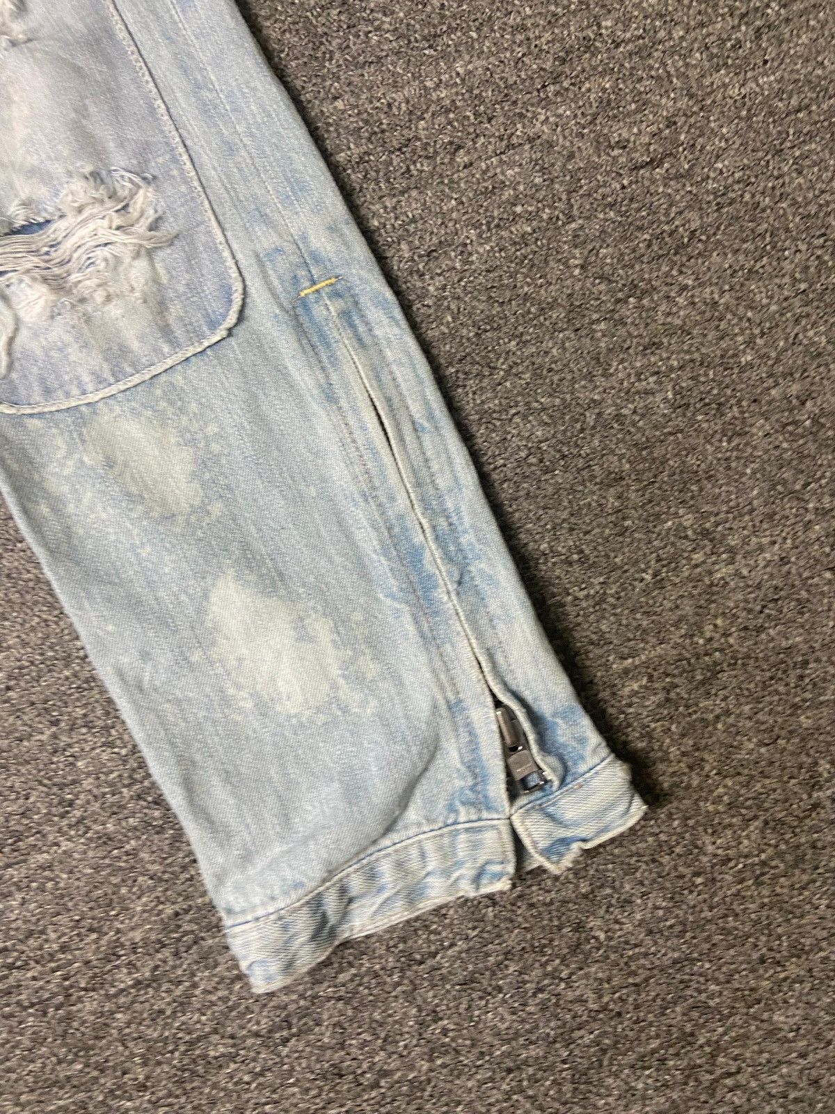 Japanese Brand RNA Brand Punk Distressed Denim Ripped Jeans (165) Size US 33 - 15 Thumbnail