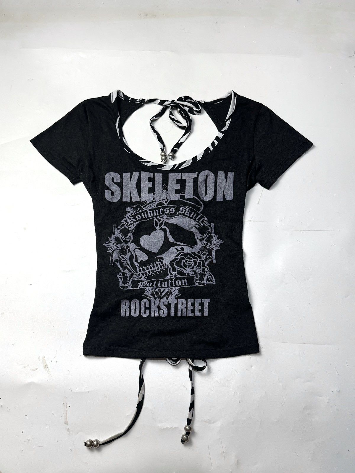 Gothic Styled Punk Rockstreet Skull Babydoll