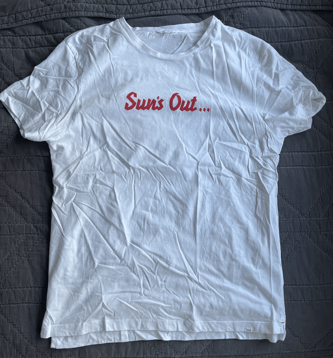 Orlebar Brown Orlebar Brown Suns Out Slogan Tee Size US L / EU 52-54 / 3 - 2 Thumbnail