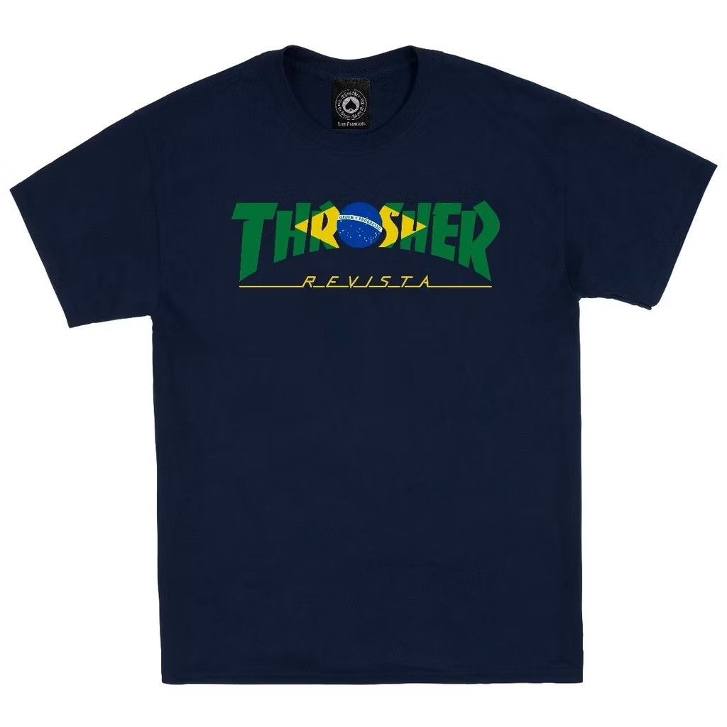Thrasher Thrasher Brazil Revista Tee Size US M / EU 48-50 / 2 - 1 Thumbnail