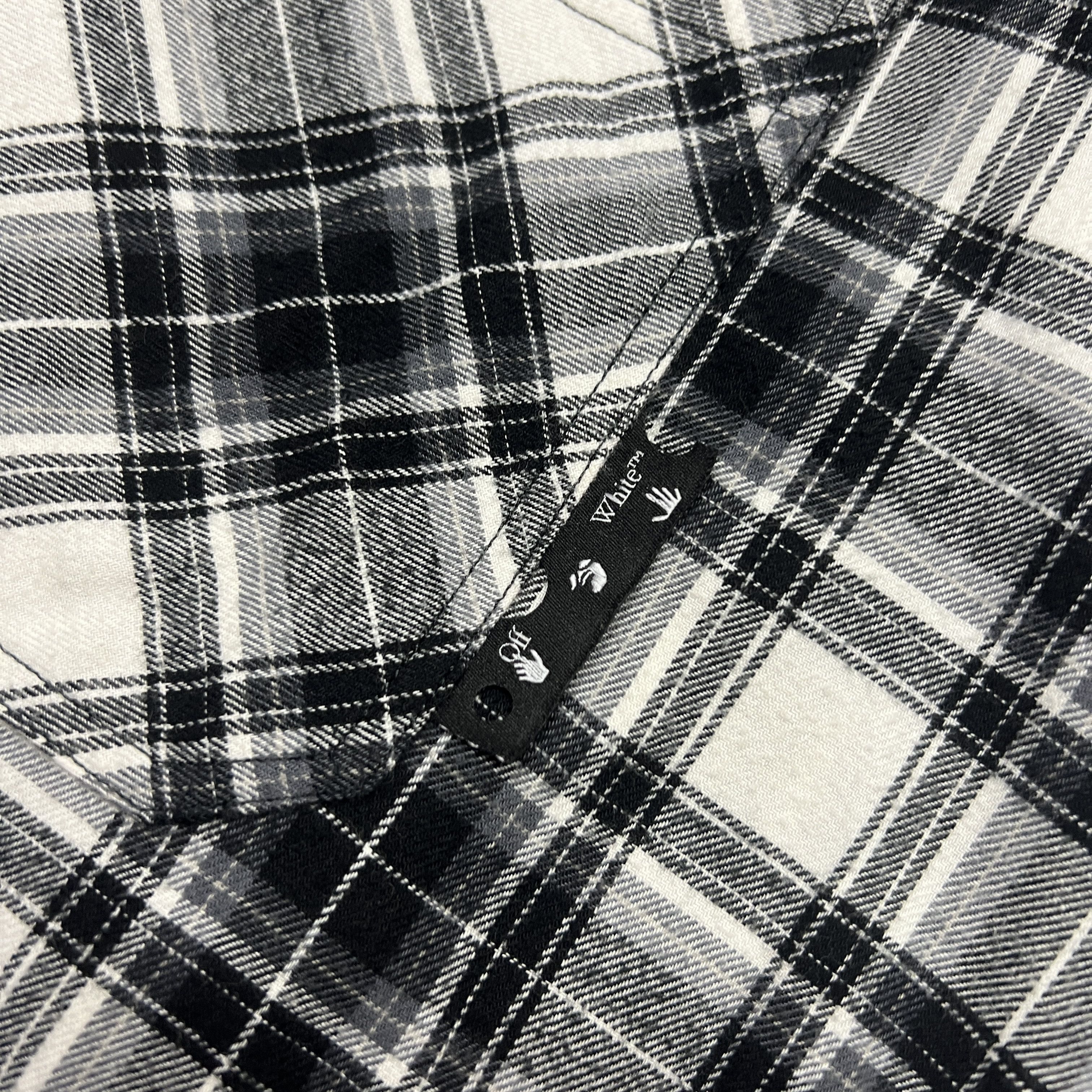 Off-White Off-White Checked Arrows Flannel Shirt Size US M / EU 48-50 / 2 - 3 Thumbnail