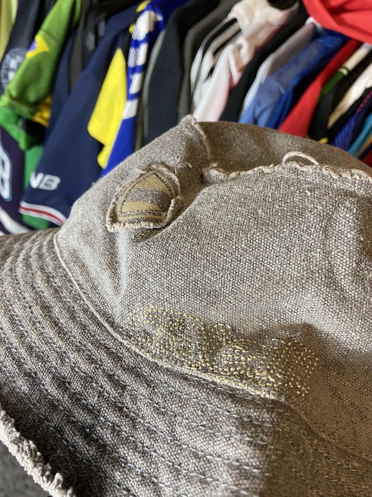 O'Neill × Vintage ONEILL VINTAGE 90s PANAMA HAT HAWAIIAN SURFING STYLE Size ONE SIZE - 4 Thumbnail