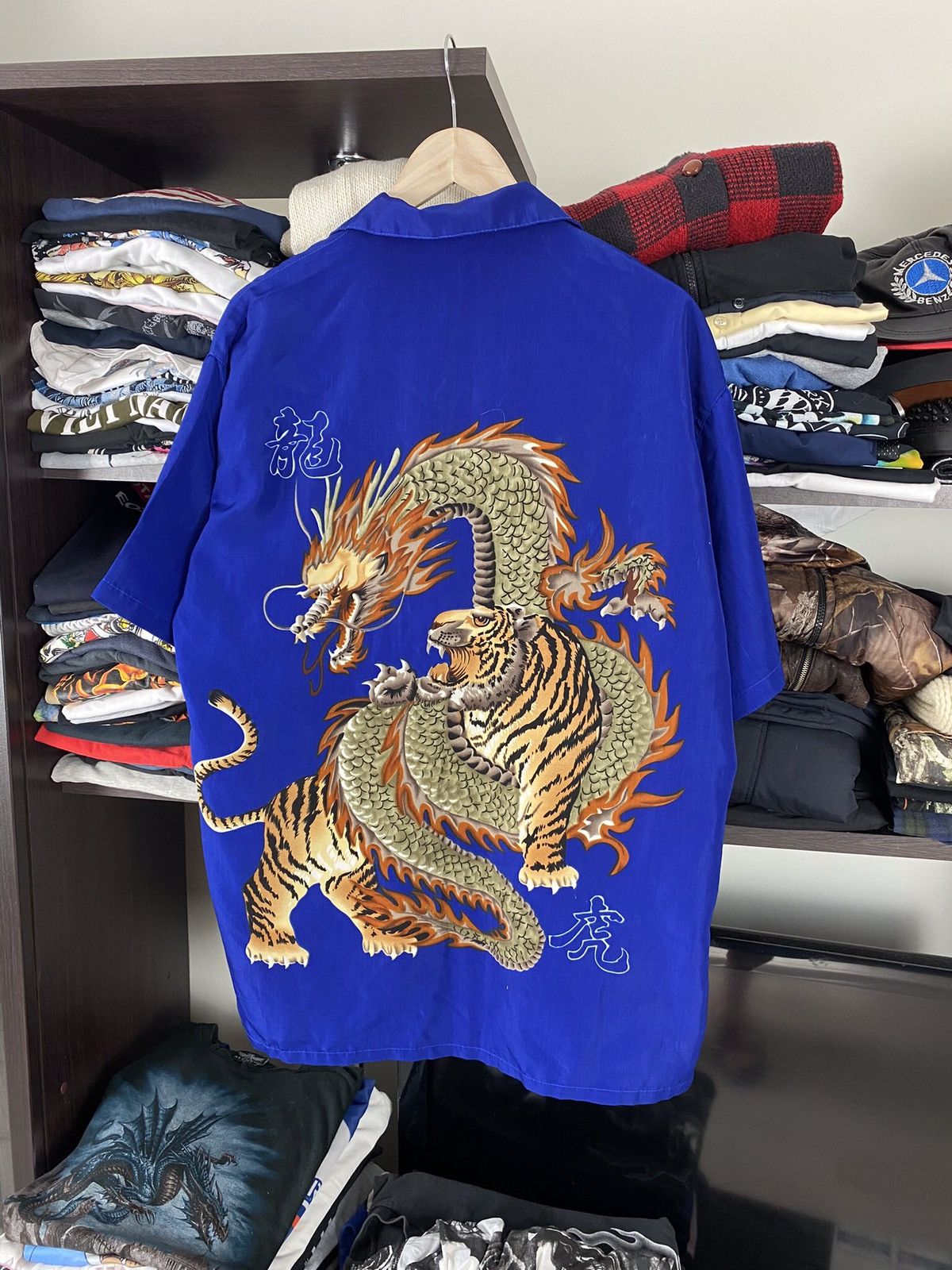 Japanese Brand × Vintage VINTAGE Dragon Style T Shirt Y2k Size US L / EU 52-54 / 3 - 6 Thumbnail