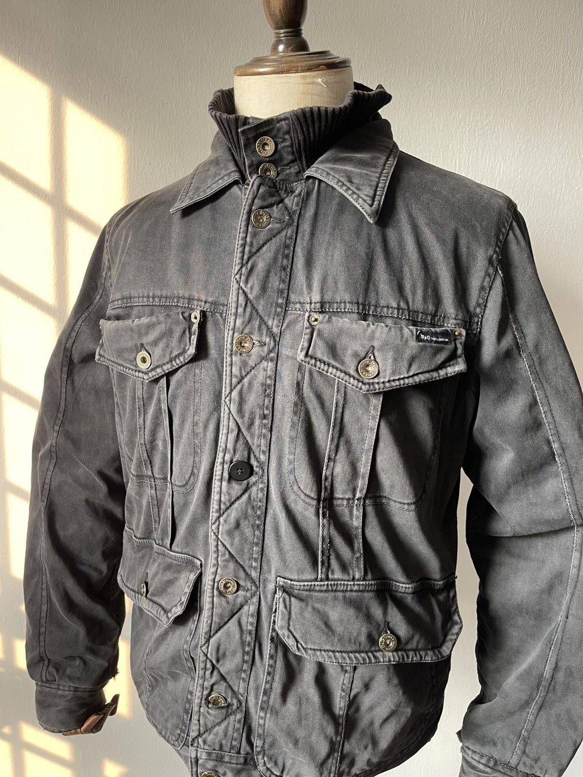 Dolce & Gabbana 2000s Dolce & Gabbana Disstressed Sailor Jacket 11 Size US M / EU 48-50 / 2 - 6 Thumbnail