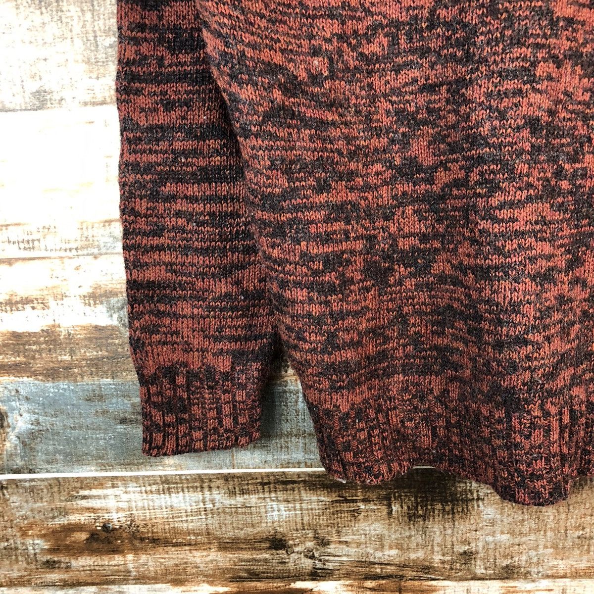 Homespun Knitwear × Japanese Brand Japanese Brand Turtle Neck Orange Knitwear #A2495 Size M / US 6-8 / IT 42-44 - 7 Thumbnail