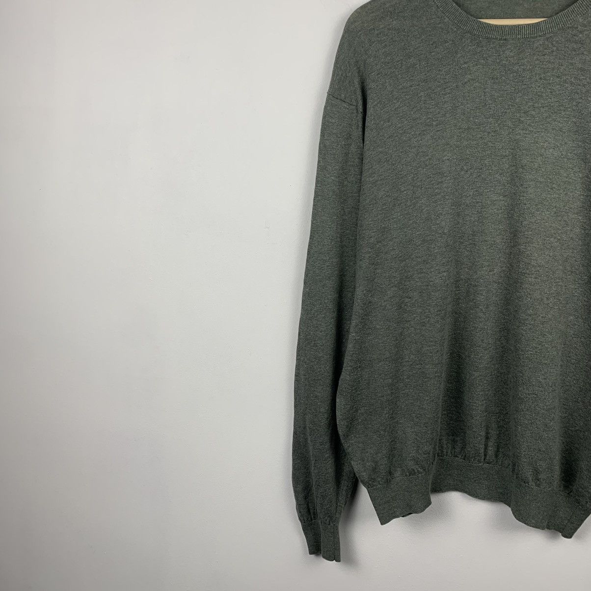 Suitsupply Men’s Suitsupply Linen Cotton Green Sweater Size XXL Size US XXL / EU 58 / 5 - 4 Thumbnail