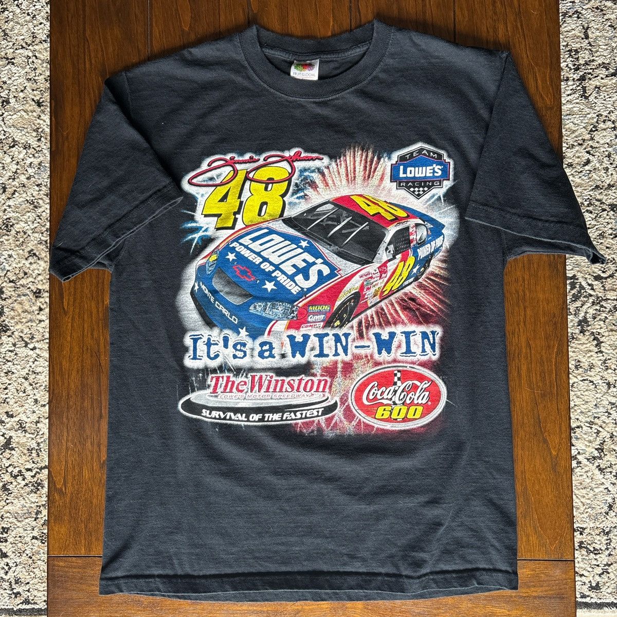 Fruit Of The Loom Vintage nascar shirt Size US L / EU 52-54 / 3 - 1 Thumbnail