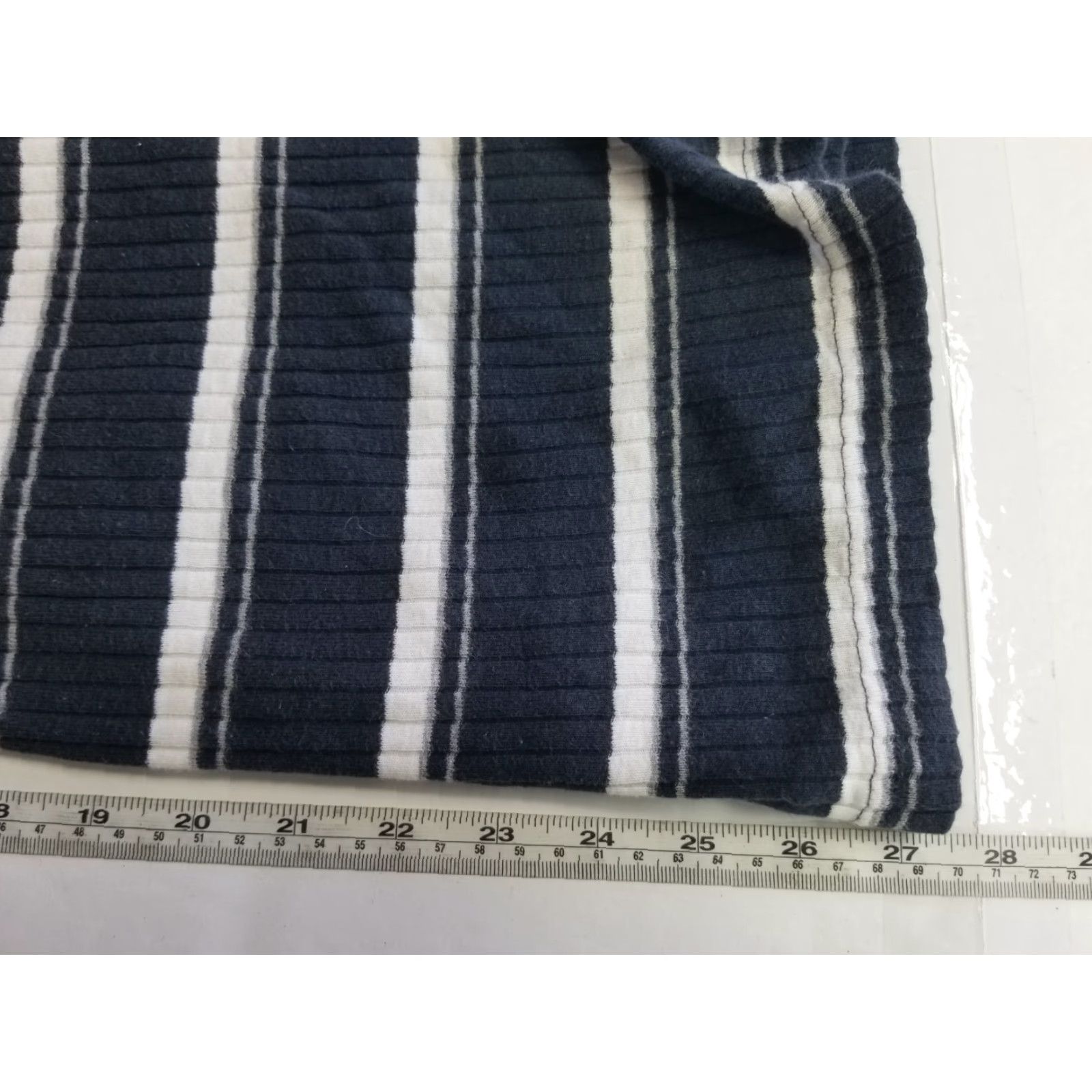 Ralph Lauren VINTAGE Chaps Ralph Lauren Shirt Men’s Button-Up Short Sleeve Cotton Blend Blue White Striped 1990s Large Mens Size US L / EU 52-54 / 3 - 6 Thumbnail