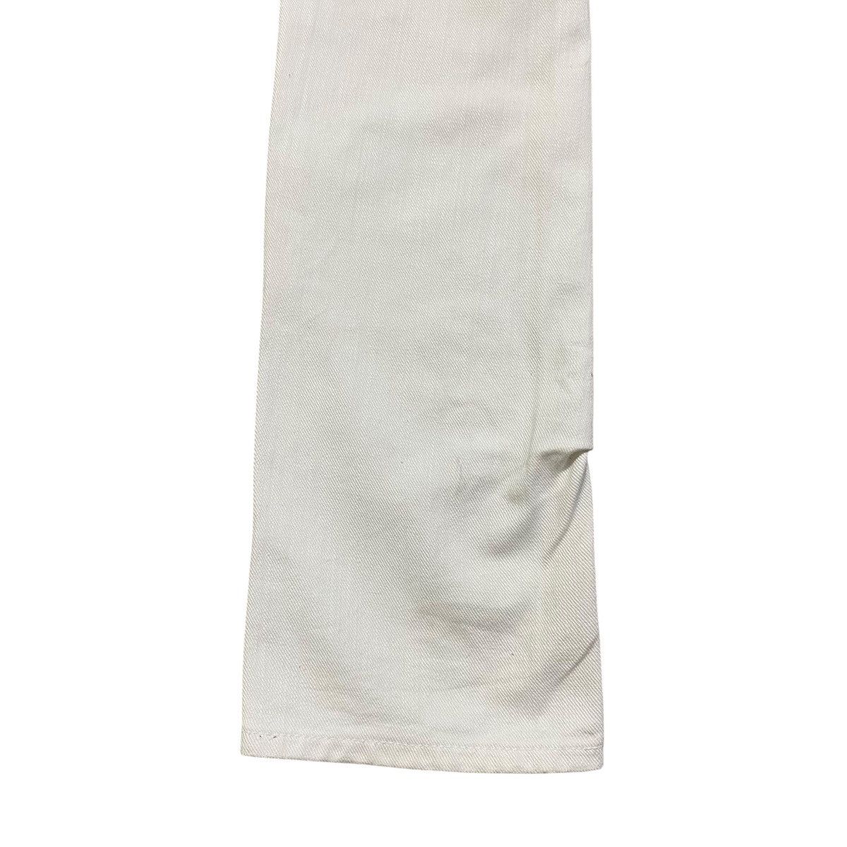 Yohji Yamamoto A.A.R Against All Risks White Denim Zipper Jeans Size US 29 - 13 Thumbnail