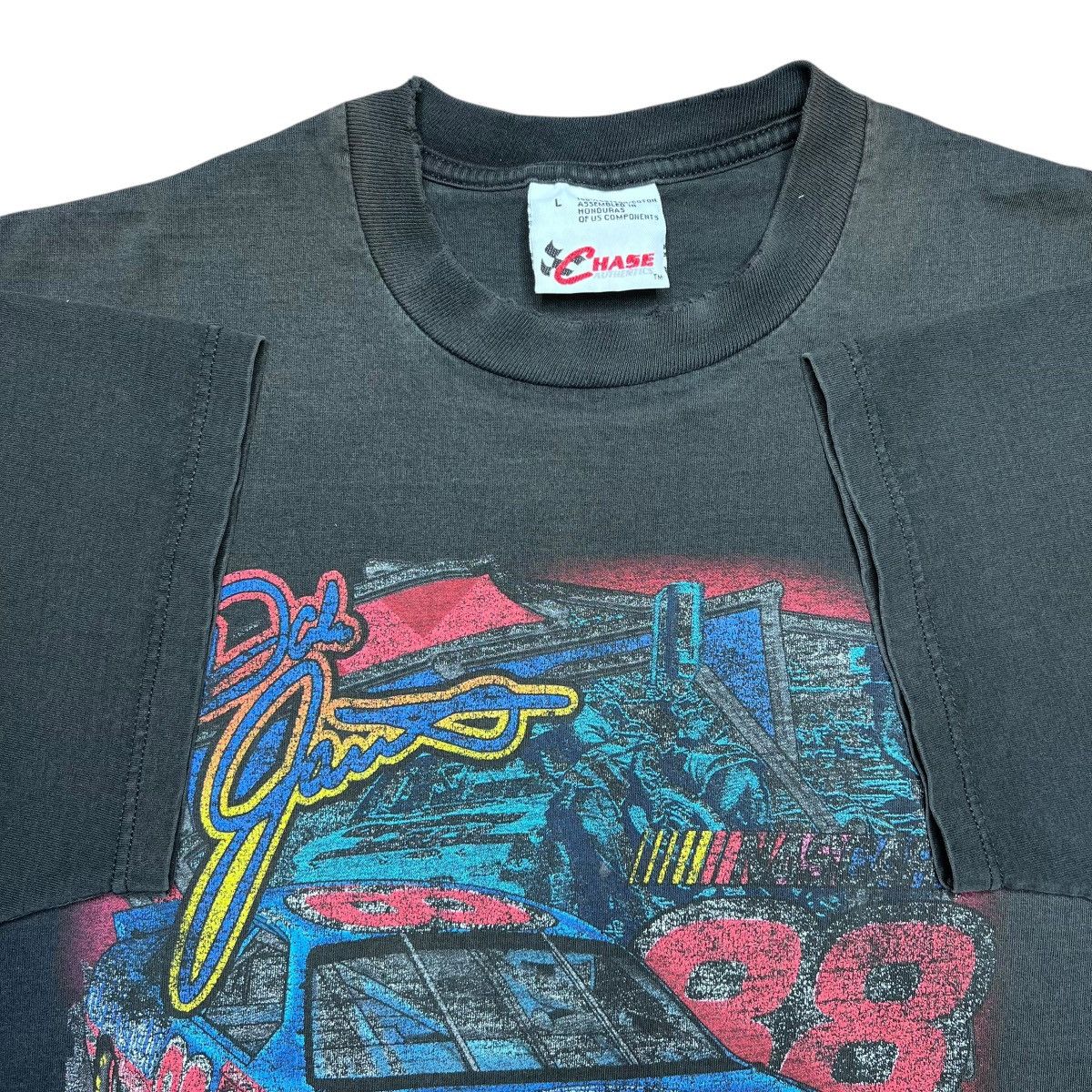 Chase Authentics × NASCAR × Vintage 1990s Nascar Dale Jarrett 88 The Winning Quality Graphic Tee Size US L / EU 52-54 / 3 - 3 Thumbnail