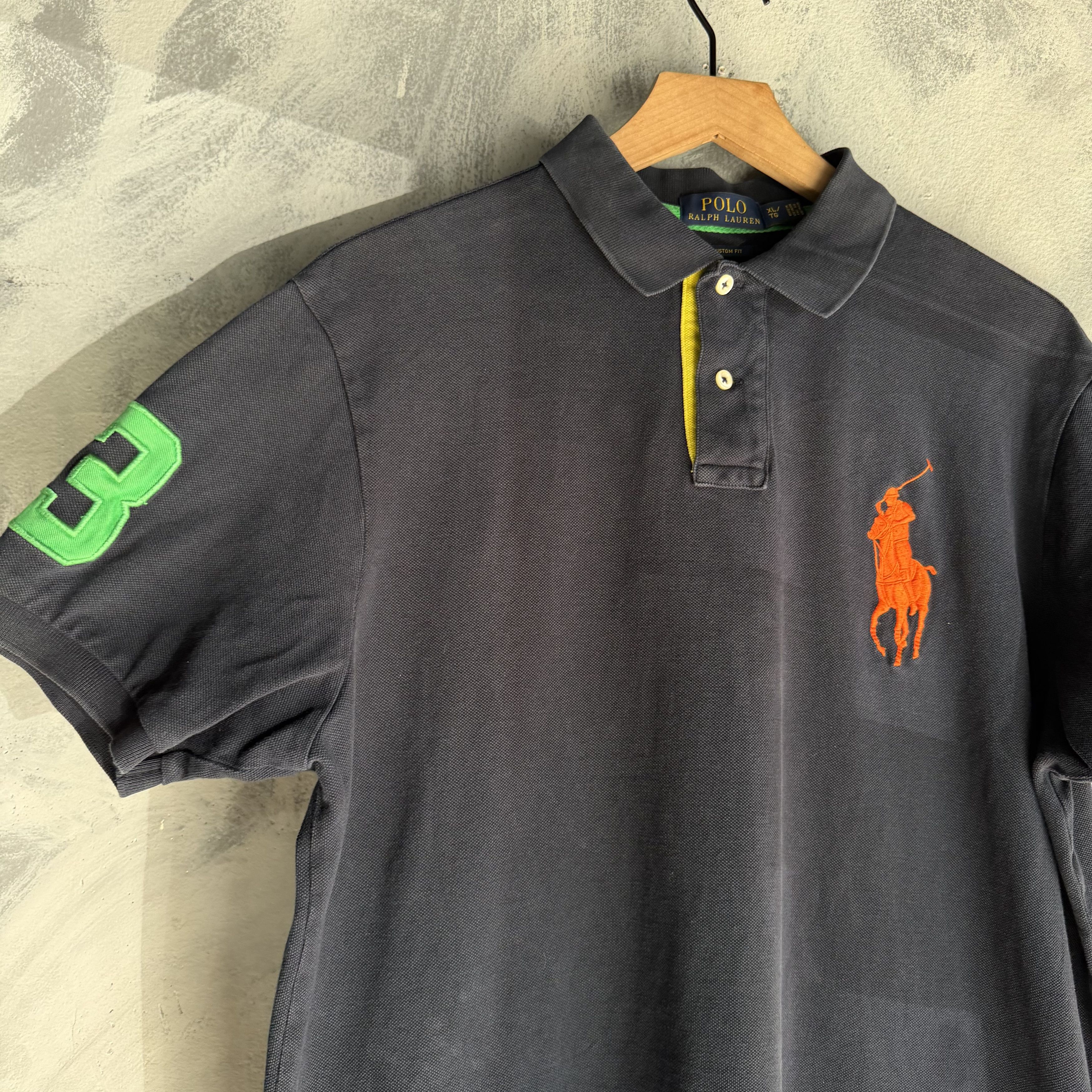 Polo Ralph Lauren Polo Ralph Lauren Mens Polo Shirt XL Custom Fit Size US XL / EU 56 / 4 - 2 Thumbnail