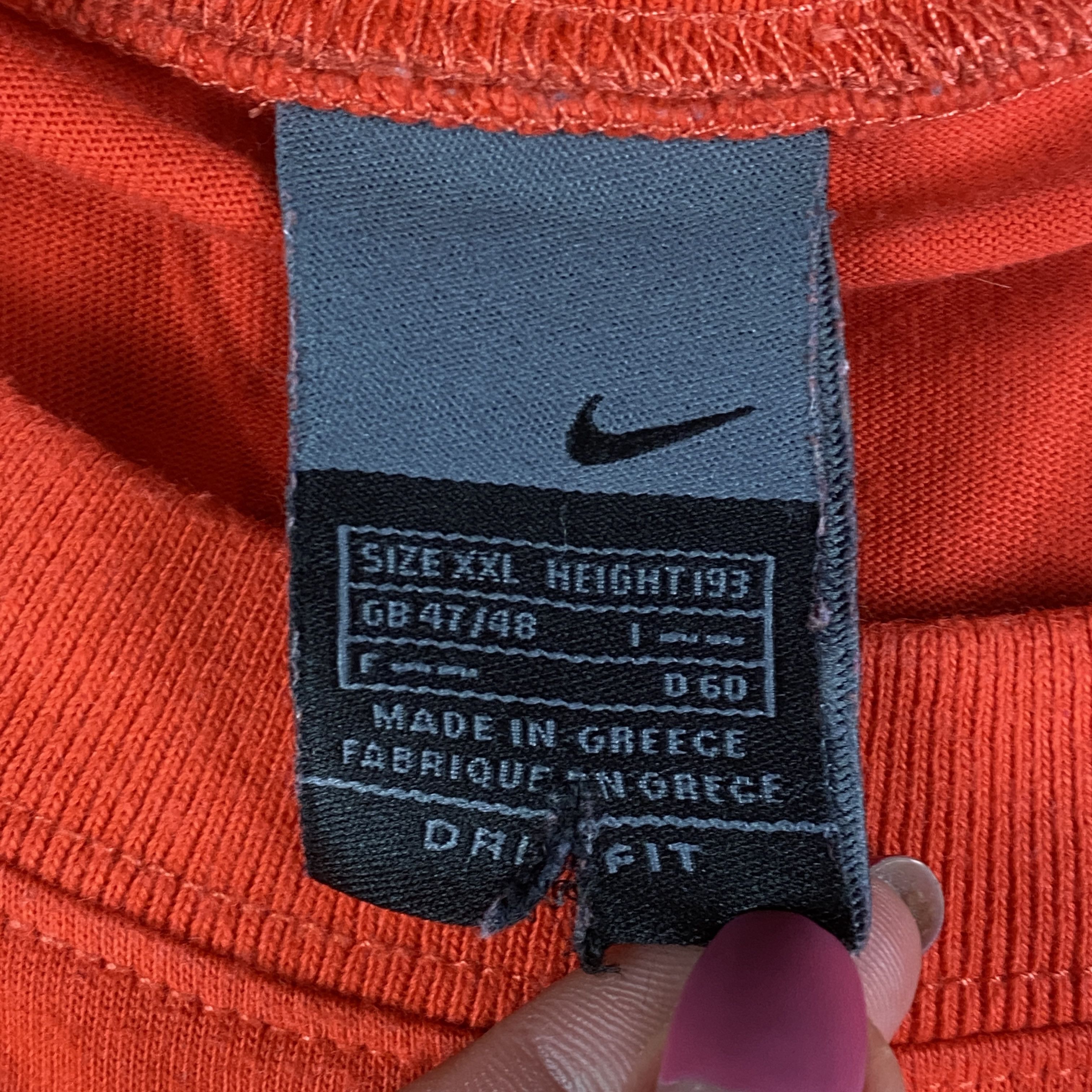 Nike × Vintage Mens T-Shirt Short Sleeve Nike Belgium Vintage Size XXL Size US XXL / EU 58 / 5 - 9 Thumbnail