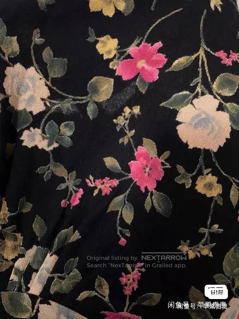 Kenzo Kenzo Floral Wool Skirt Size 24" / US 00 / IT 34 - 6 Thumbnail