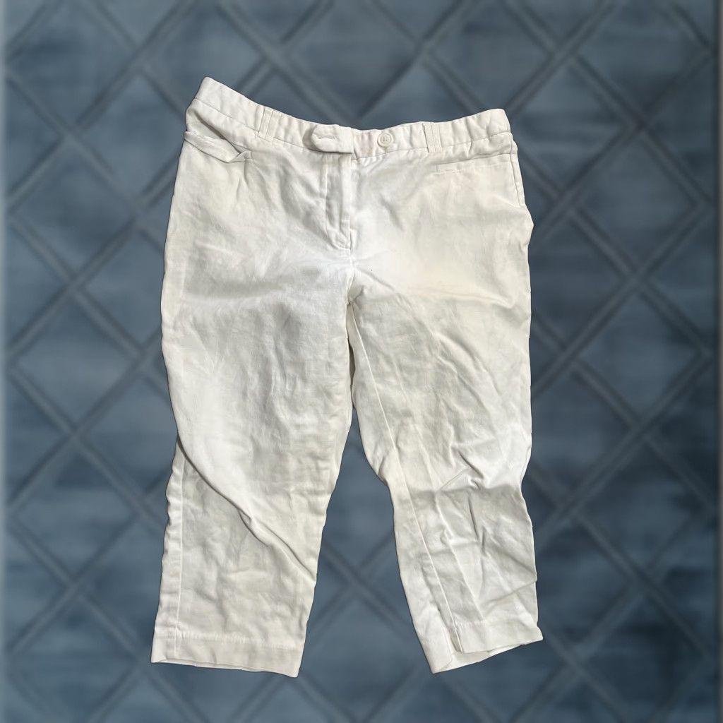 Vintage Counterparts Capri Pants Women’s 14 White Capri Pants Women’s 14 White Size 36" / US 14 / IT 50 - 1 Thumbnail