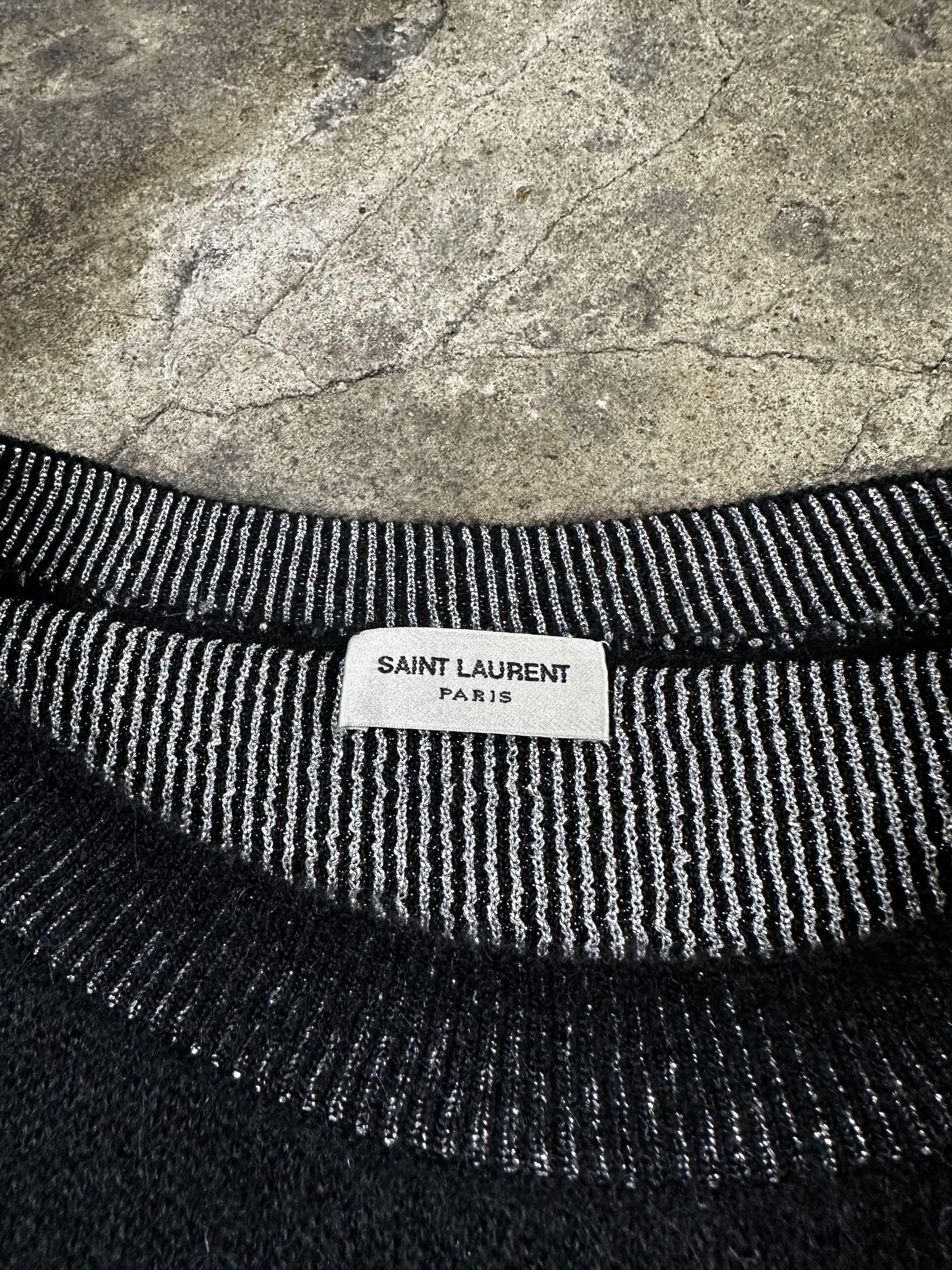 Saint Laurent Paris FW17 Saint Laurent Paris Handsome Mohair Wool Face Sweater Size US S / EU 44-46 / 1 - 4 Thumbnail