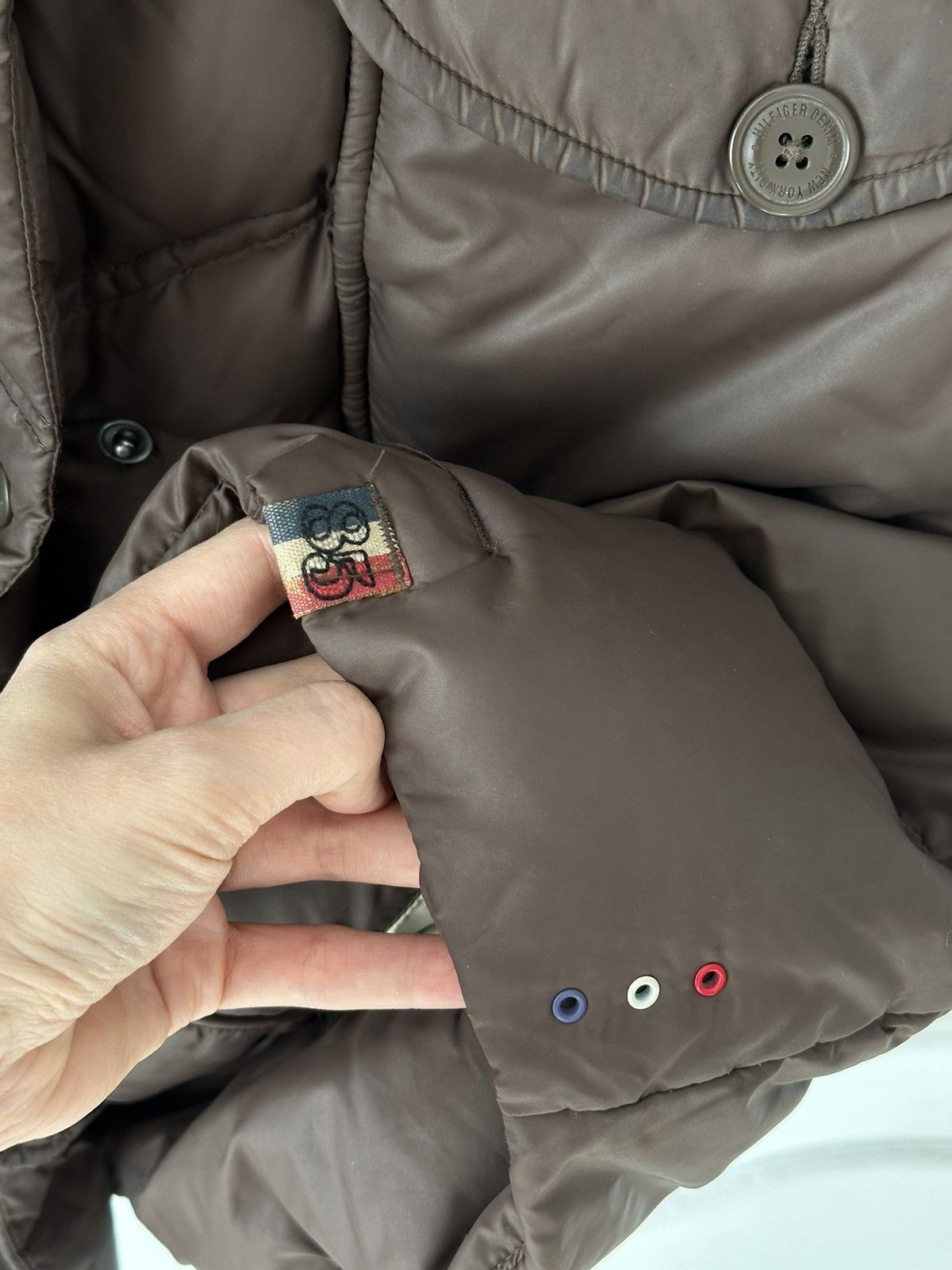 Tommy Hilfiger Vintage Brown Coat Tommy Hilfiger winter Size M / US 6-8 / IT 42-44 - 6 Thumbnail