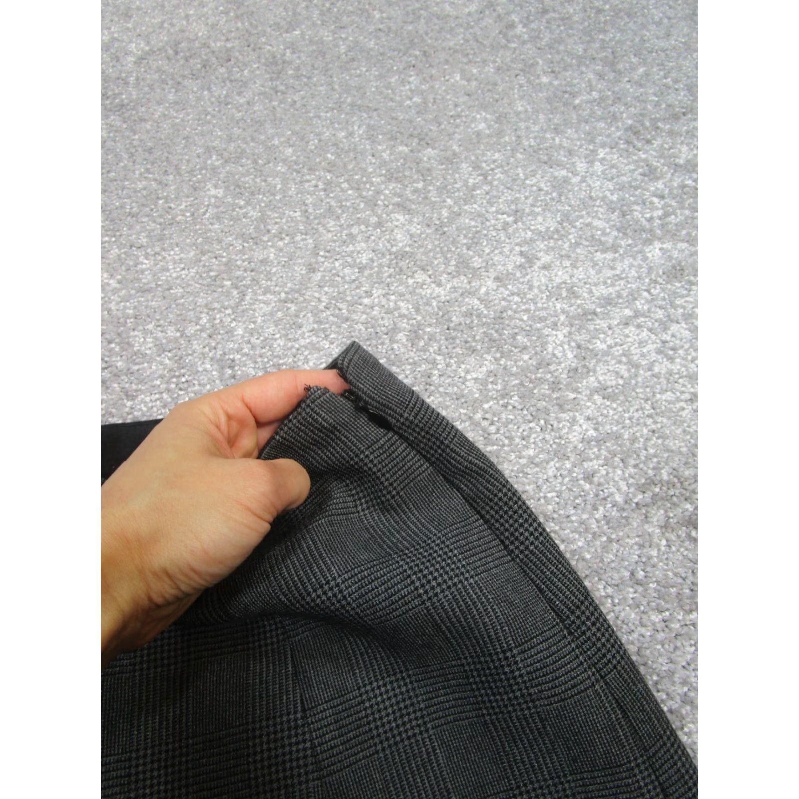 Vintage Babaton Skirt Womens 12 Gray Black Glen Check A Line Dress, Skirt, or Top? Size 34" / US 12 / IT 48 - 3 Thumbnail