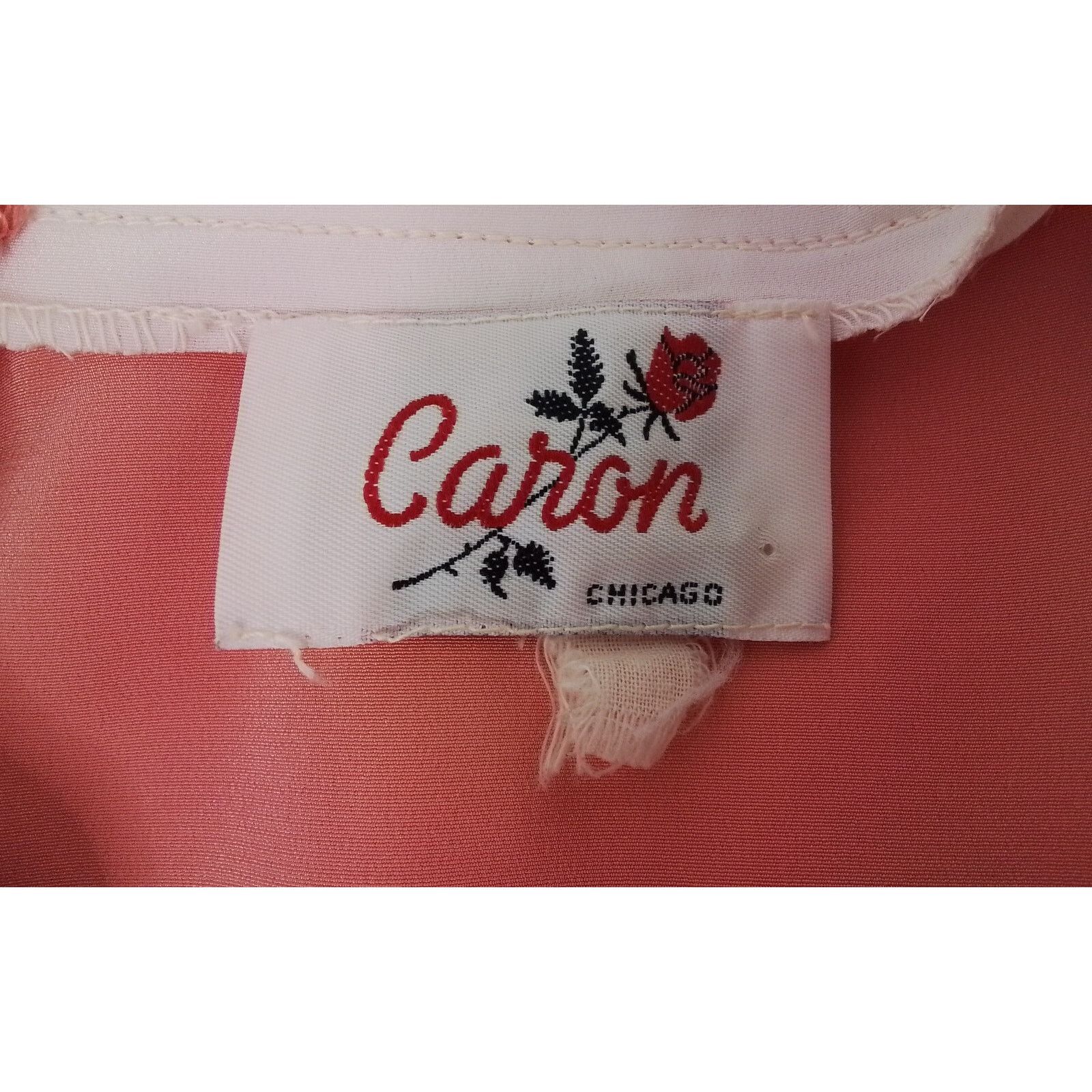 Other Caron Vintage Dress Women's Pink/White Size M / US 6-8 / IT 42-44 - 3 Thumbnail