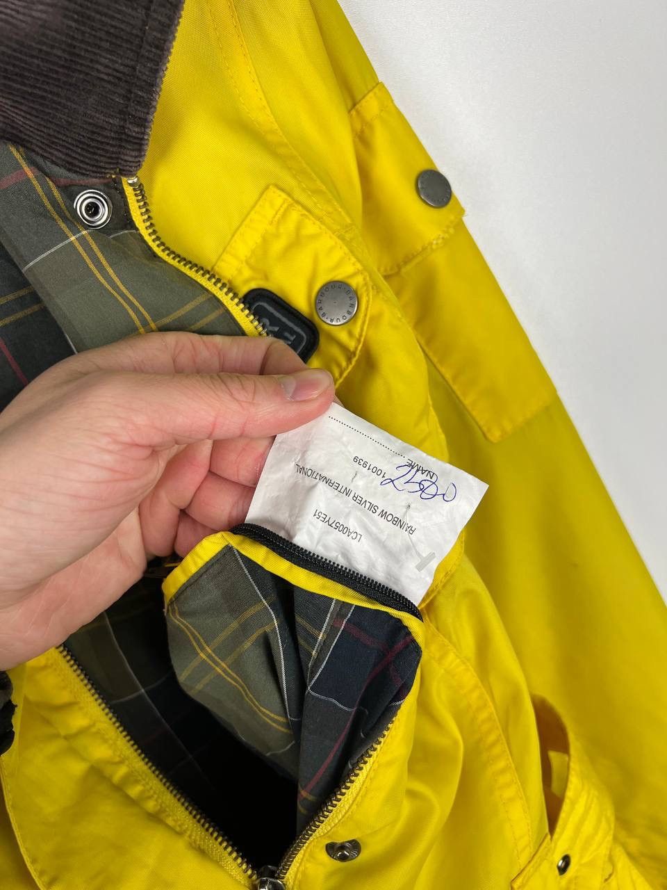 Barbour × Vintage Barbour International rainbow silver jacket woman size 6 Size XS / US 0-2 / IT 36-38 - 4 Thumbnail