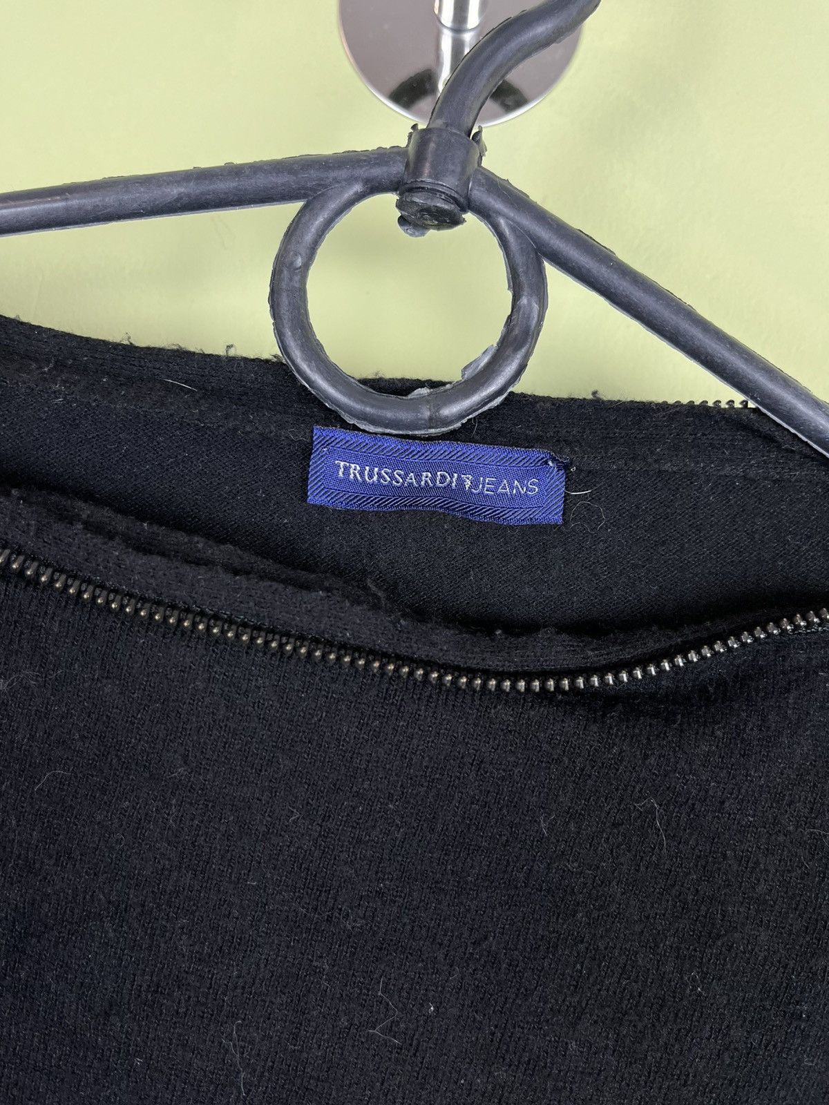 Trussardi Vintage Trussardi full zip sleeve avantgarde sweater Size US L / EU 52-54 / 3 - 8 Thumbnail
