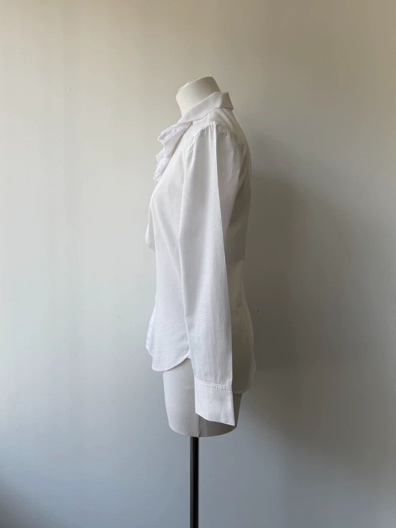 Yohji Yamamoto Yohji Yamamoto Yohji Yamamoto Y's Minimalist White Shirt Size US M / EU 48-50 / 2 - 2 Thumbnail