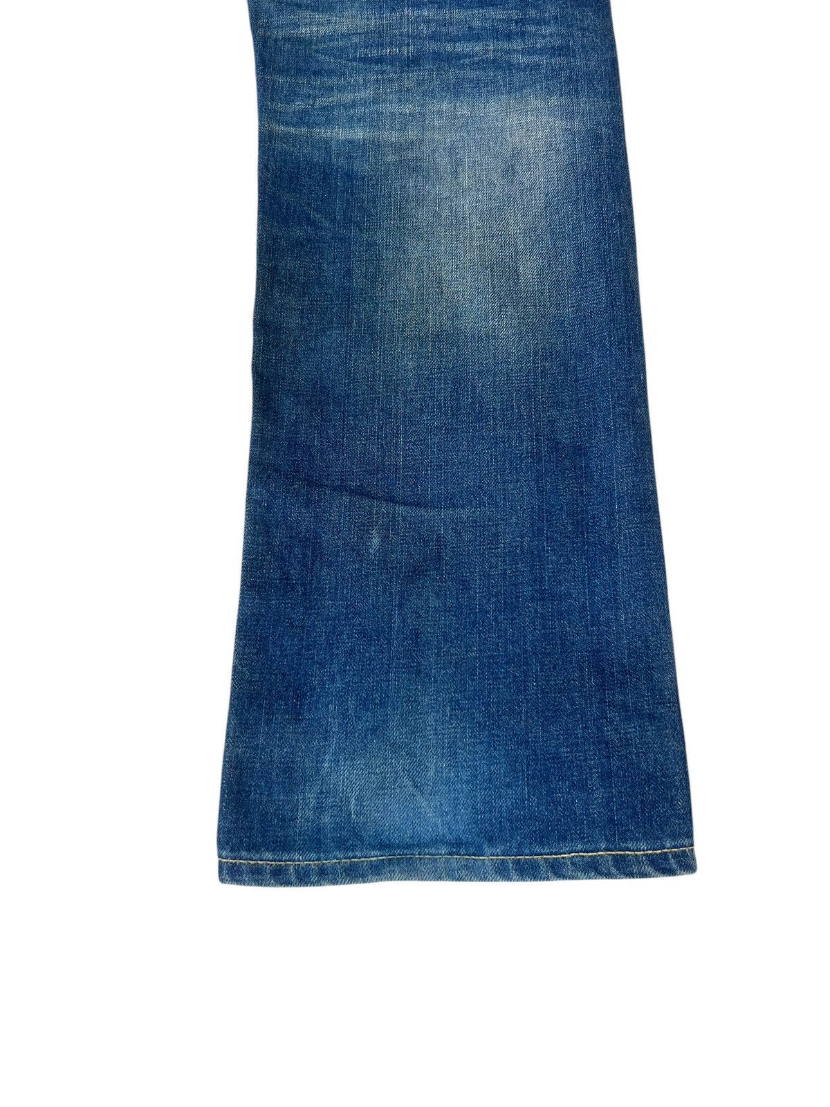 Le Grande Bleu (L.G.B.) Purple&Yellow Japan Dirty Mud Denim Straight Jeans Size US 32 / EU 48 - 21 Thumbnail