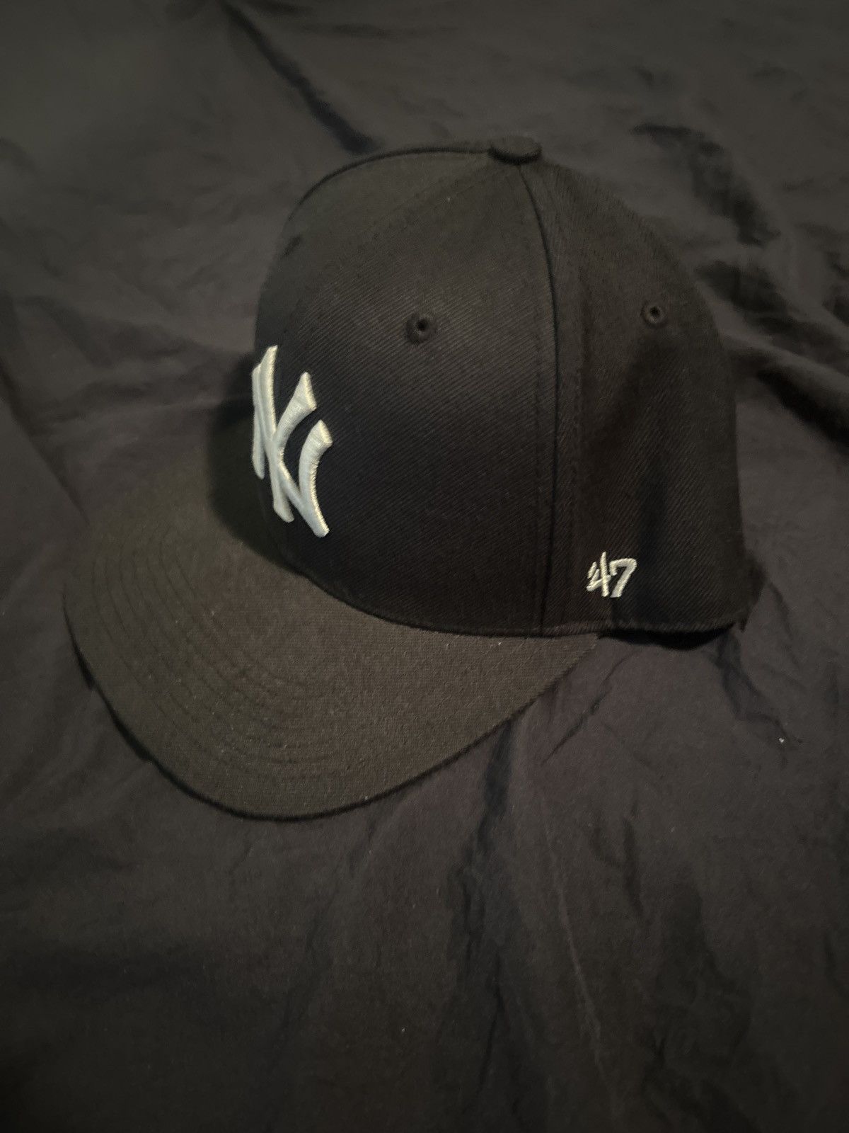 47 Brand × New York Yankees Black Yankees hat Size ONE SIZE - 4 Thumbnail