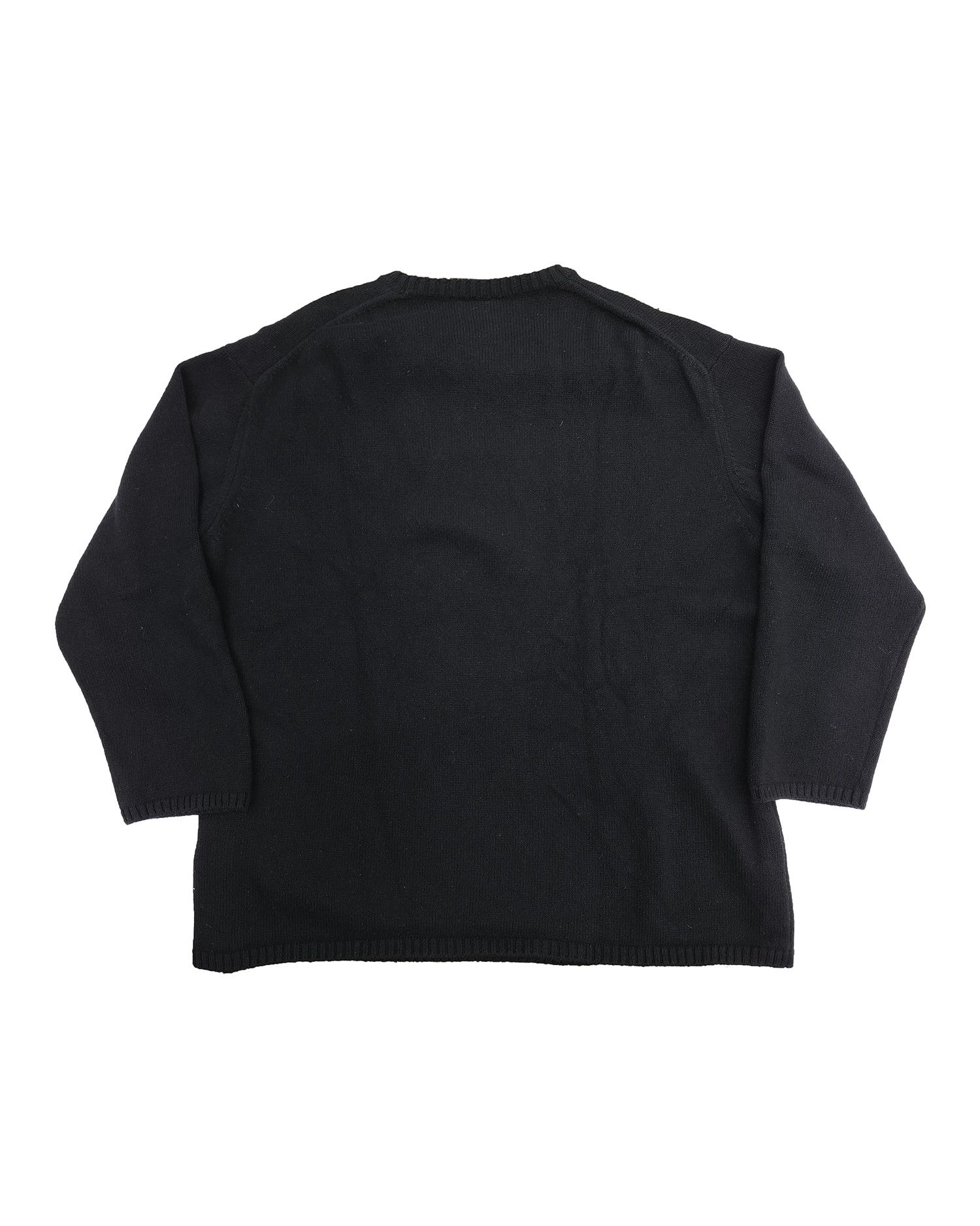 Yohji Yamamoto Yohji Yamamoto Pour Homme FW18 Hannya Knit Sweater Size US L / EU 52-54 / 3 - 2 Thumbnail