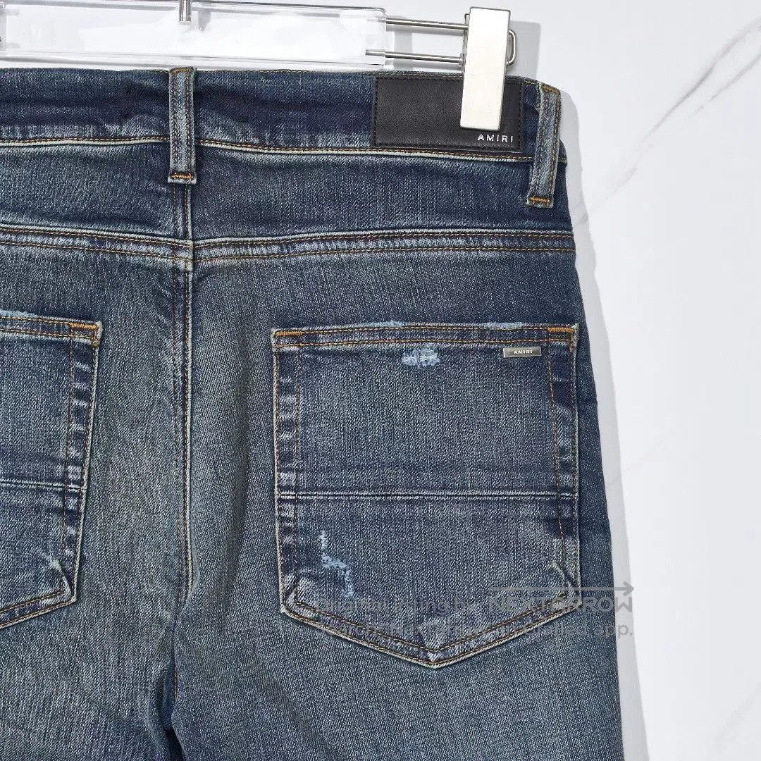 Amiri Amiri Men's Washed Distressed Jeans. Size US 30 / EU 46 - 9 Thumbnail