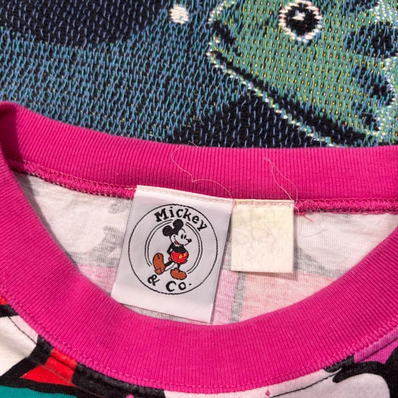 Mickey & Co. × Vintage Vintage Mickey Mouse Pop Art AOP T Shirt Size US XL / EU 56 / 4 - 3 Thumbnail