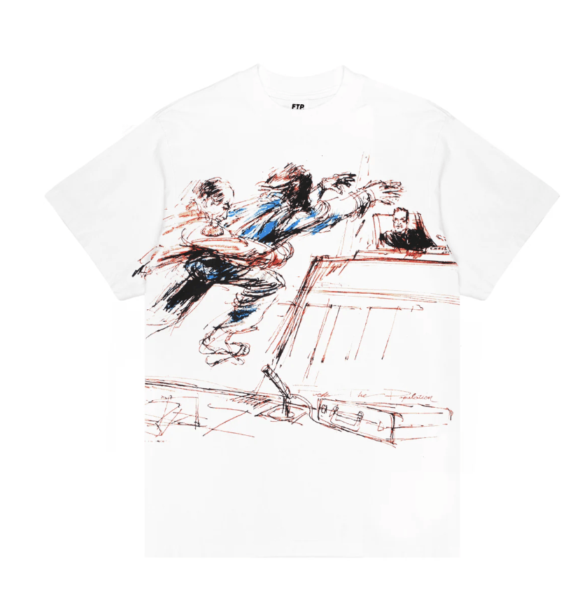 Fuck The Population FTP Courtroom Tee (White) - XXL Size US XXL / EU 58 / 5 - 1 Thumbnail