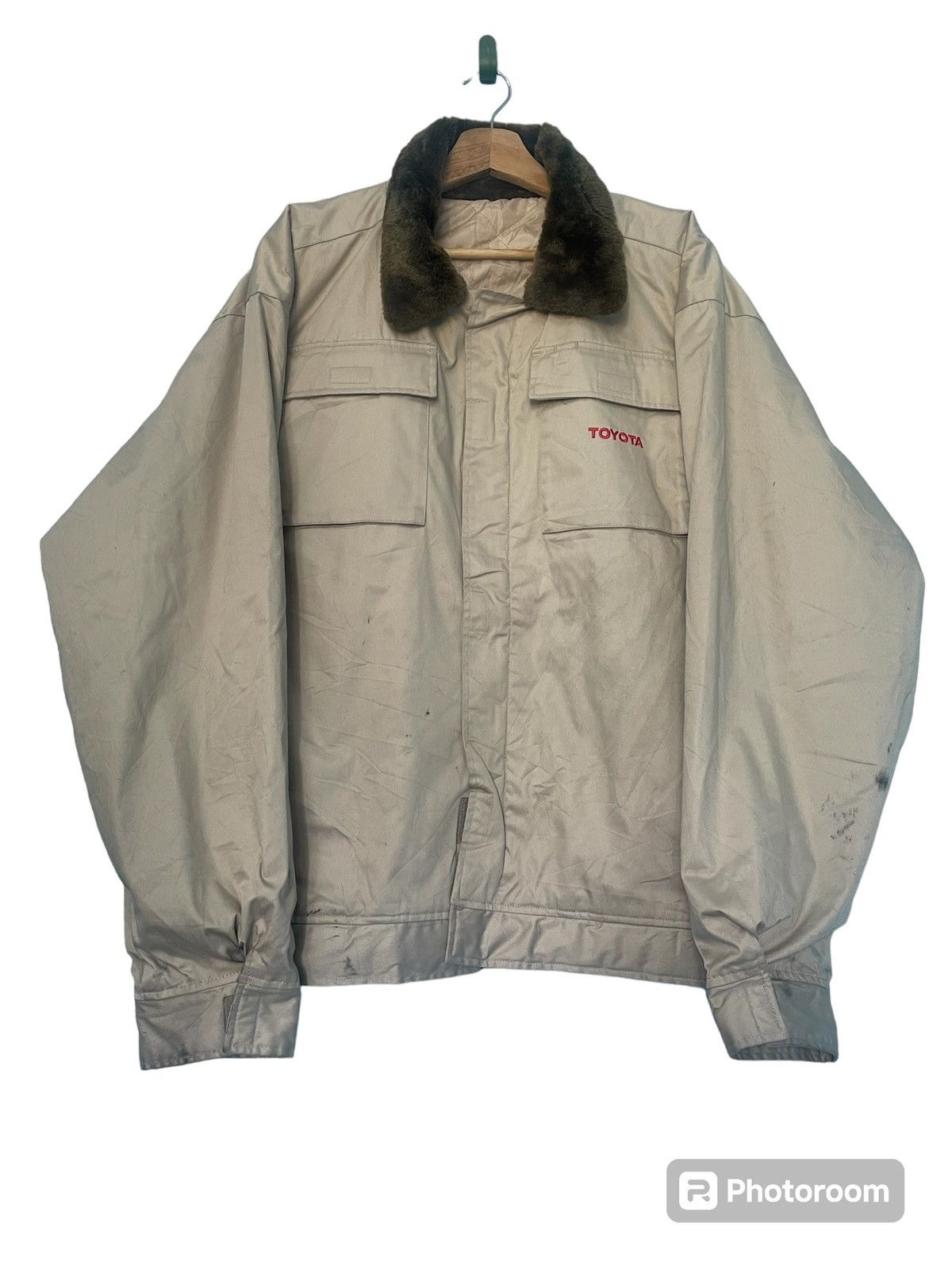 Vintage 90's Toyota Work Zipper Jacket