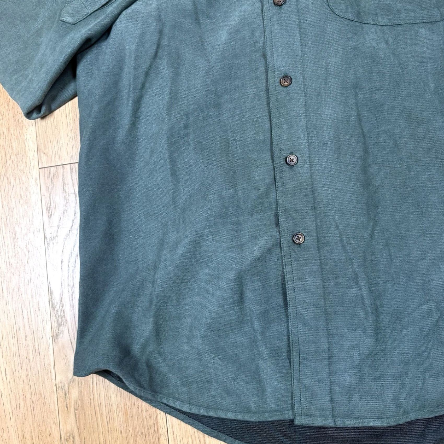 Chaps VINTAGE Chaps Ralph Lauren Button Shirt Mens Medium Green Long Sleeve Lightweight Size US M / EU 48-50 / 2 - 4 Thumbnail