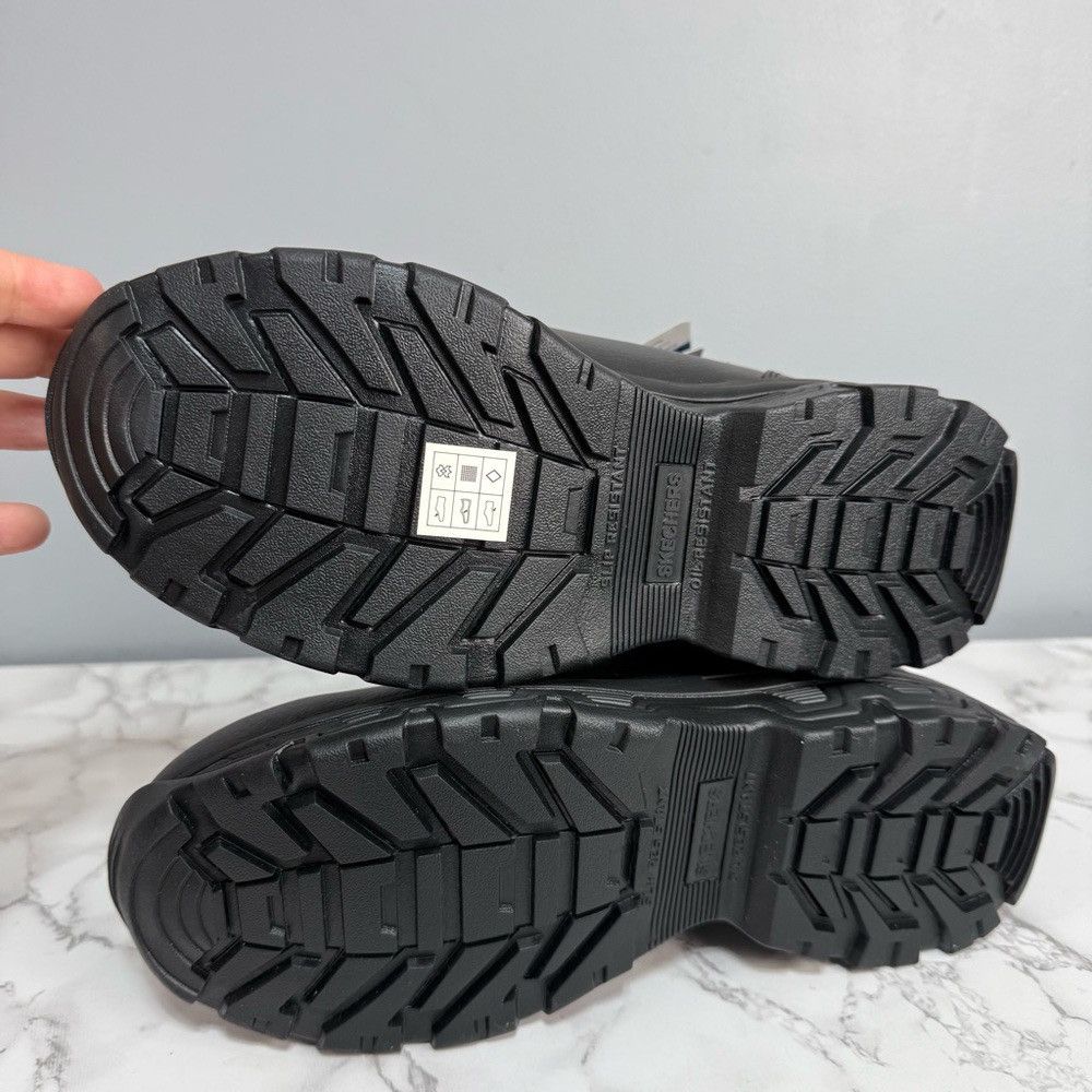 SKECHERS Skechers Men's Leather Boot Shoes sz 9 Waterproof NEW #K434 Size US 9 / EU 42 - 2 Thumbnail
