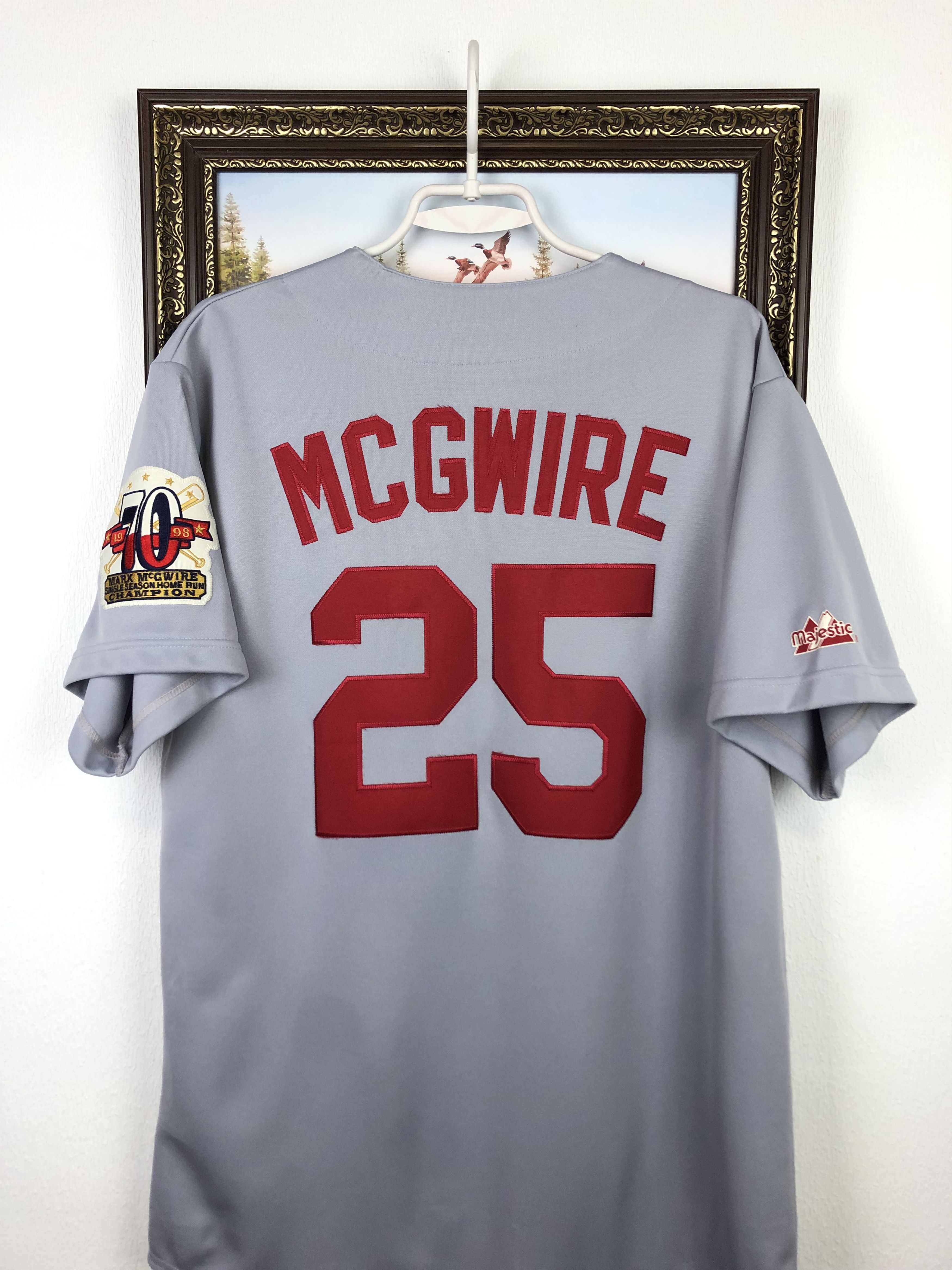 Majestic Vintage St Louis Cardinals McGwire Majestic Jersey MLB Shirt Size US L / EU 52-54 / 3 - 2 Thumbnail