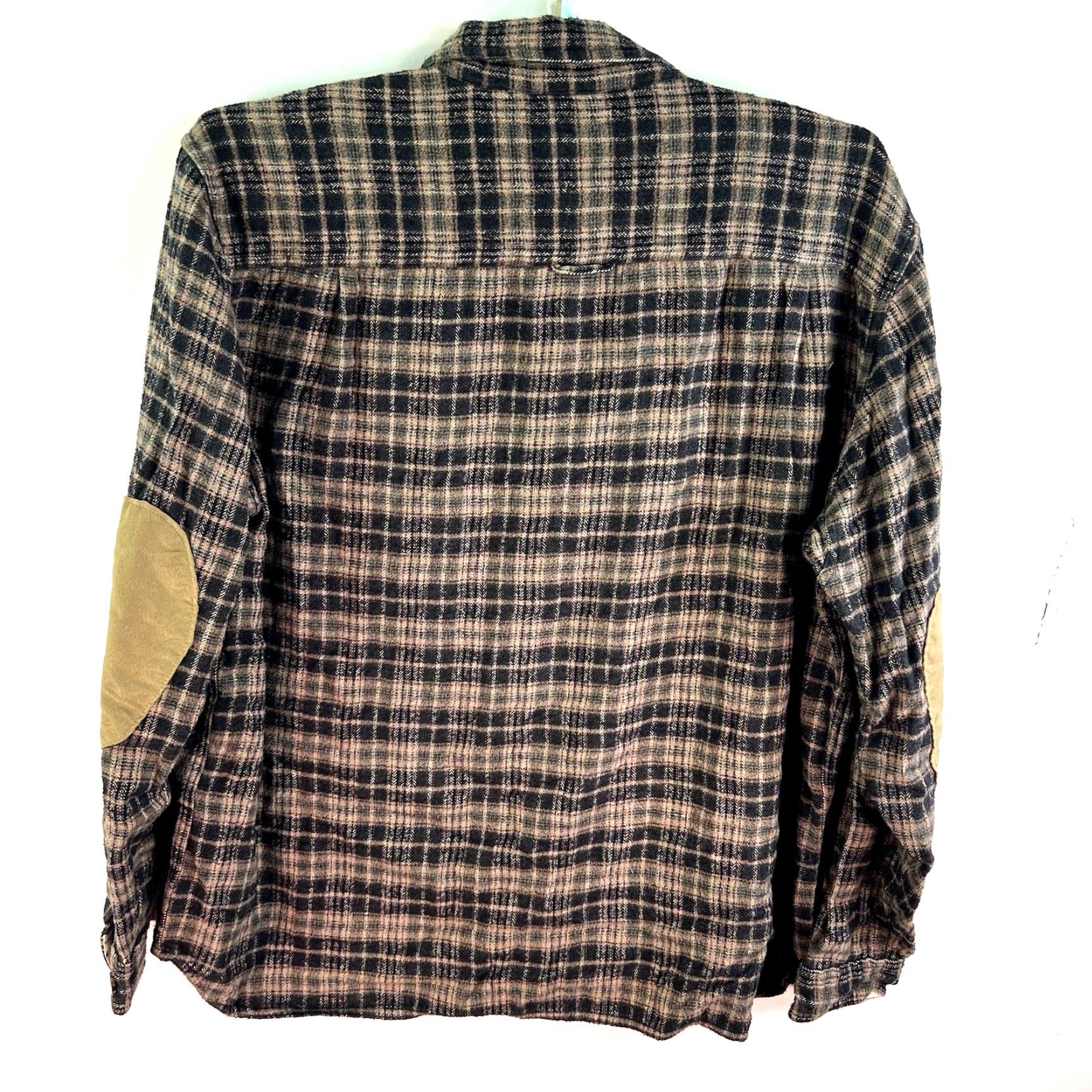 Vintage Woolrich Shirt Mens Plaid Flannel Shooting Patch 2XL Tan/Black Size US XXL / EU 58 / 5 - 6 Thumbnail