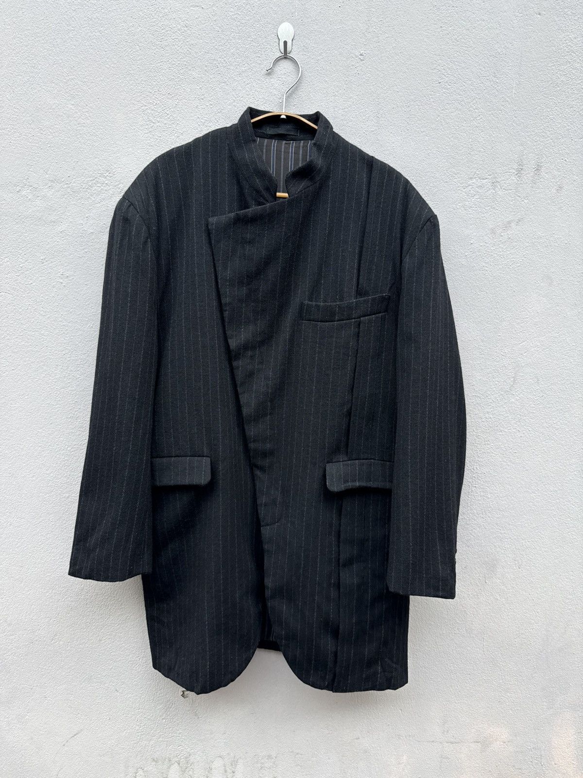 Japanese Brand Japanese Designer MR.BOGEY Asymmetrical Silhouette Baggy Fit Size 48L - 2 Thumbnail