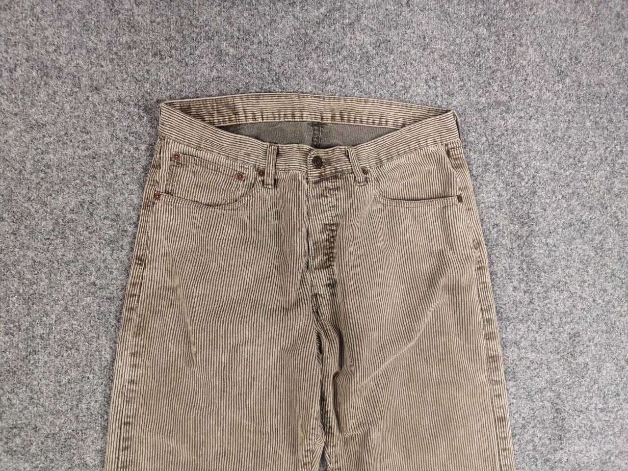 Levi's Vintage Levis 508 Dark Faded Corduroy Baggy Pants Y2K Style Size US 32 / EU 48 - 7 Thumbnail