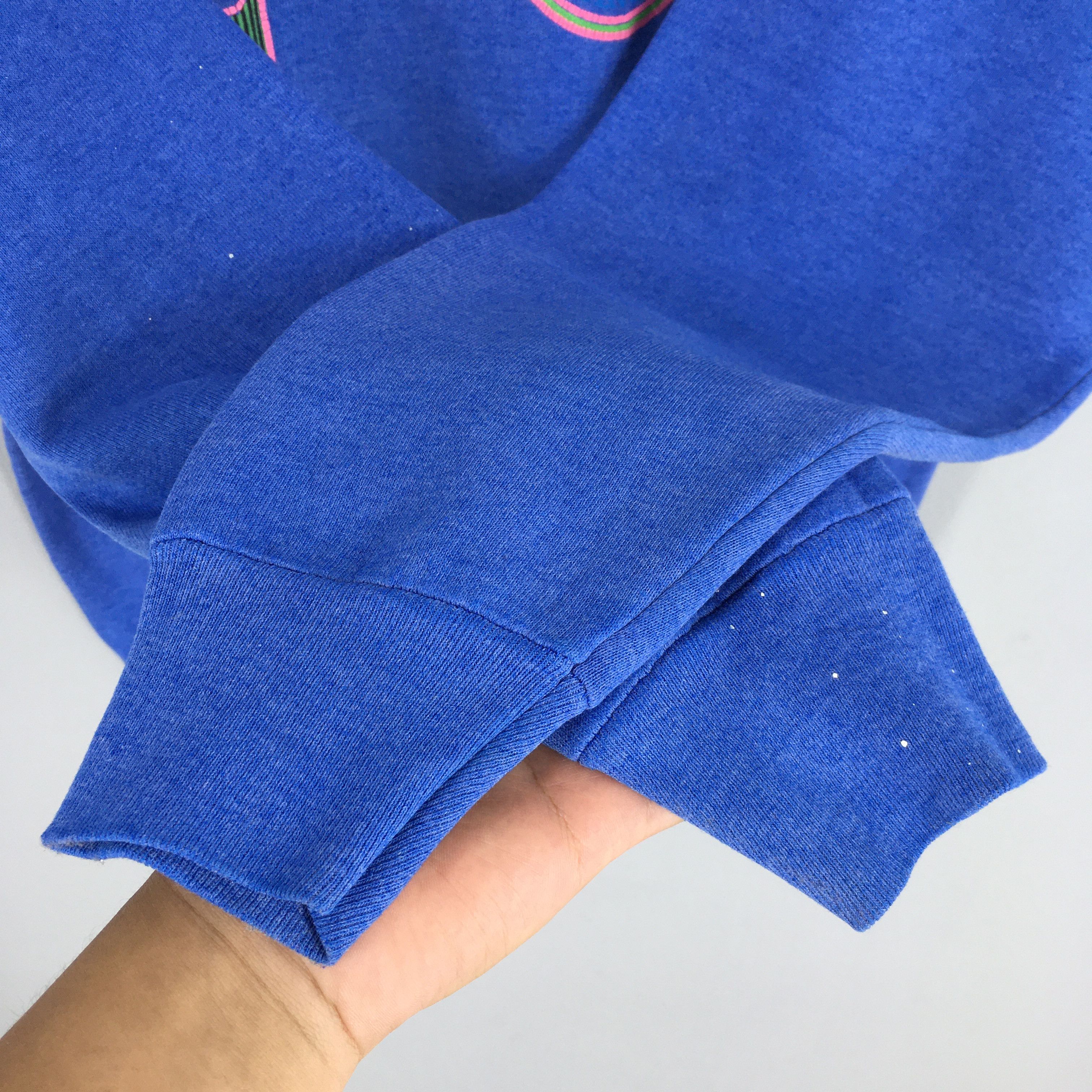 Vintage Vintage 90's Venice Italia Blue Sweatshirt Large Size US L / EU 52-54 / 3 - 4 Thumbnail