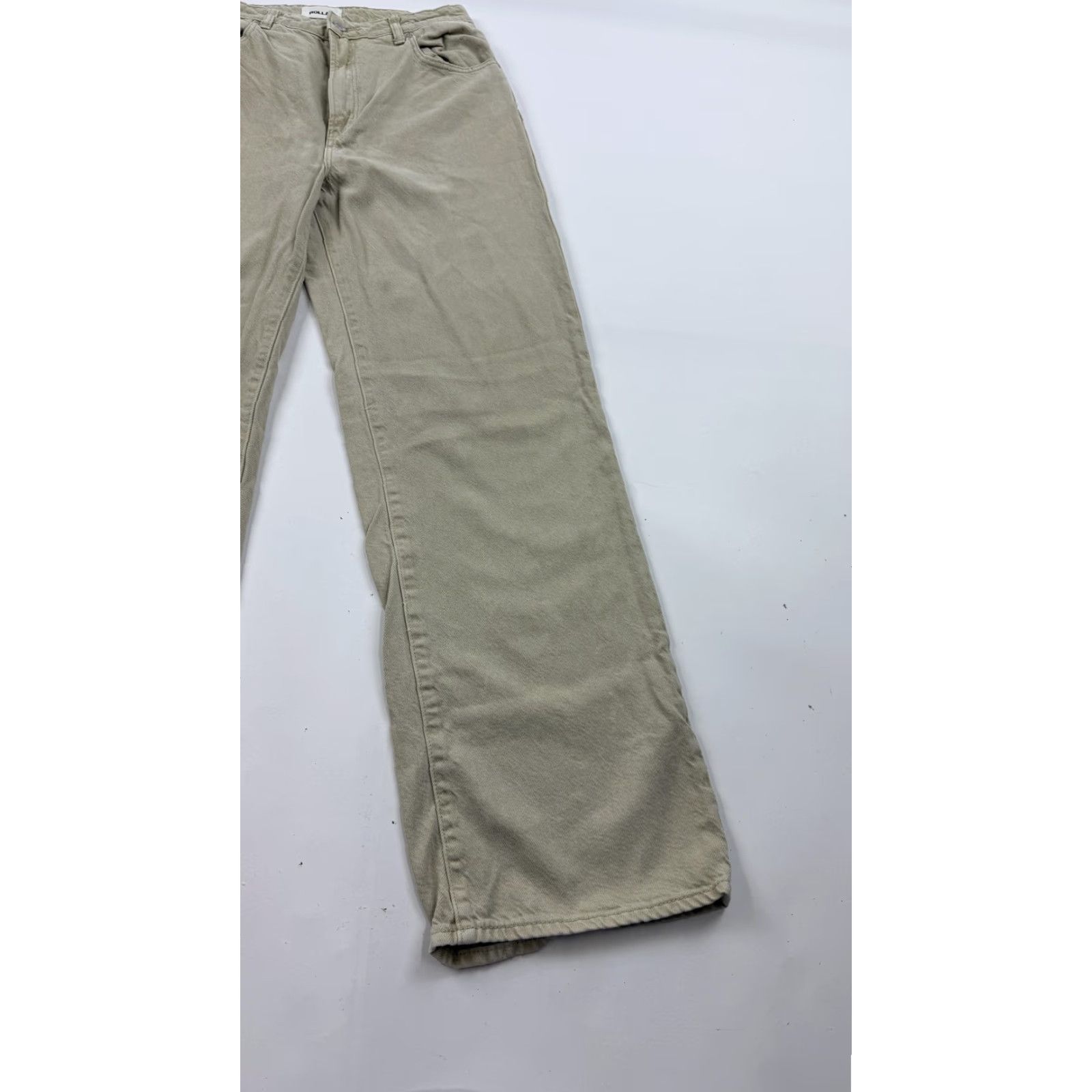 Rolla's VINTAGE Rolla's Heidi Jeans Womens 29 Aussie 11 Khaki High Rise Loose Straight Wide Leg Denim Size 29" - 2 Thumbnail