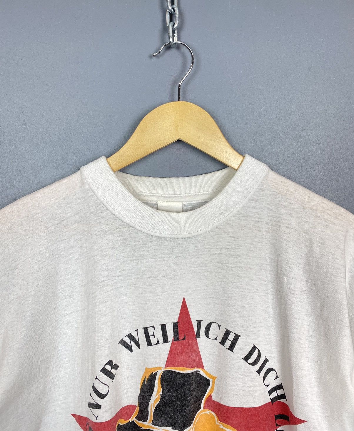 Band Tees Vintage Die Toten Hosen Punk Rock Band Tee 90s Skulls White Size US L / EU 52-54 / 3 - 2 Thumbnail
