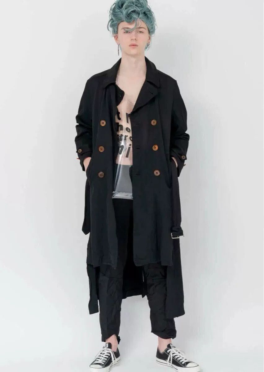 Comme des Garcons Comme des Garcons Black Trench Coat Size US M / EU 48-50 / 2 - 1 Thumbnail