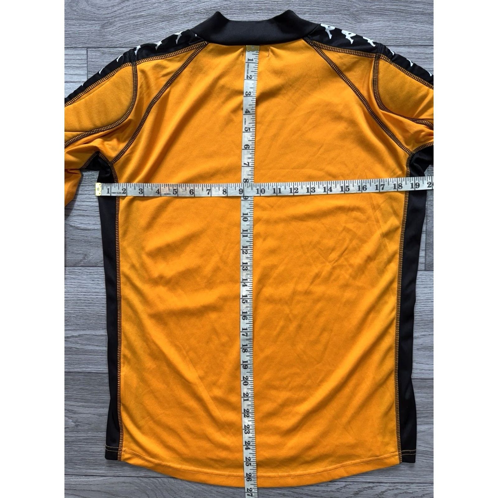 Nike KAPPA Long Sleeve GK GOALKEEPER FOOTBALL SHIRT SOCCER JERSEY Orange M Shirt Mens Size US M / EU 48-50 / 2 - 3 Thumbnail