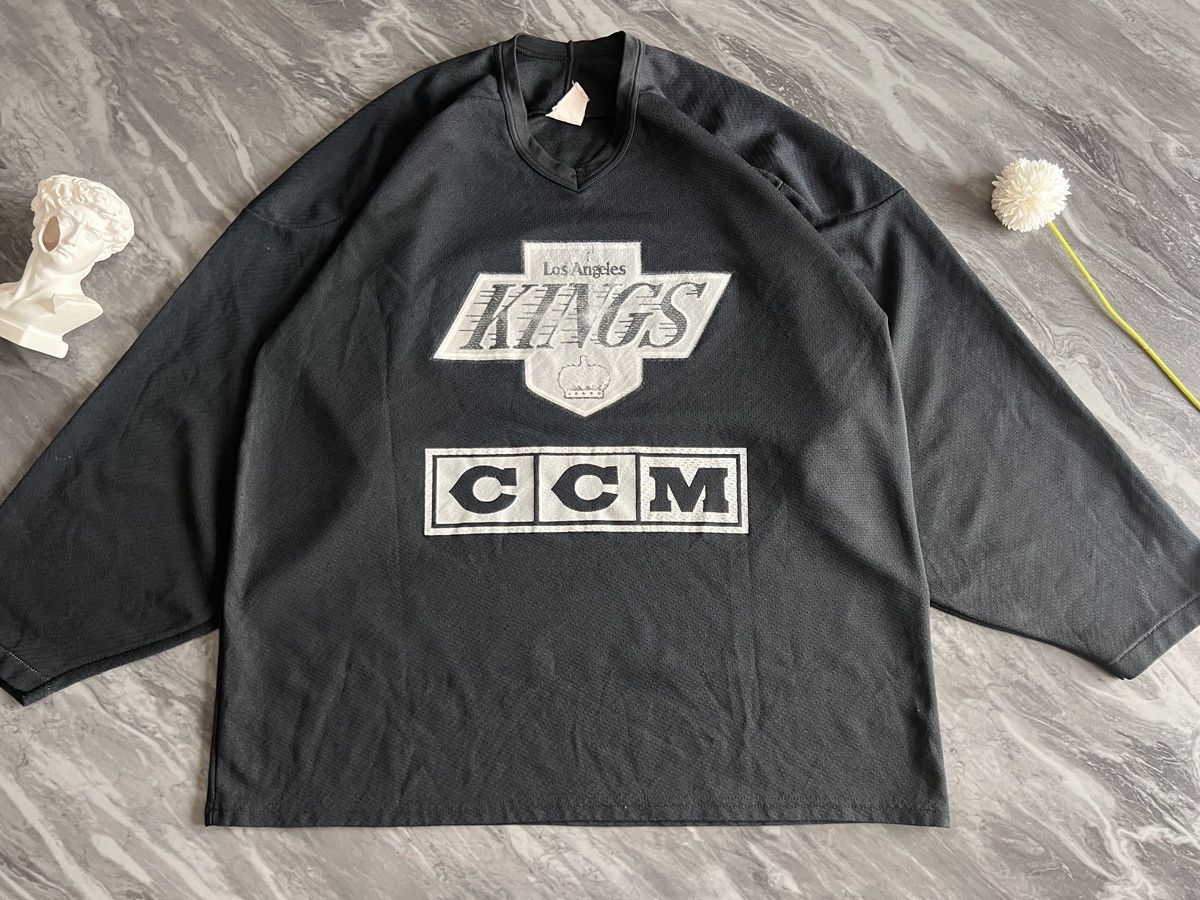 NHL NHA : Lost Angeles Kings CCM Jersey Vintage Shirt Size US L / EU 52-54 / 3 - 2 Thumbnail