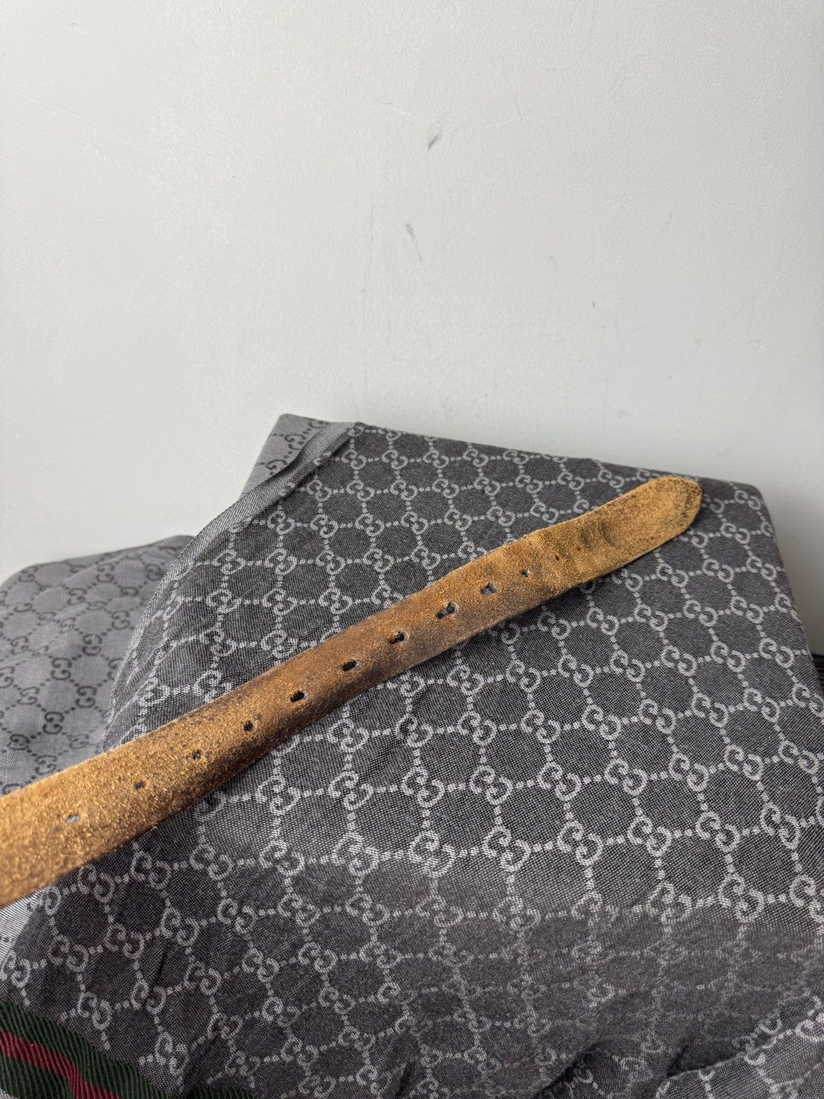 American Apparel Rare Vintage 1985 Hand Made Deer Leather Belt Western Cowboy Size ONE SIZE - 9 Thumbnail