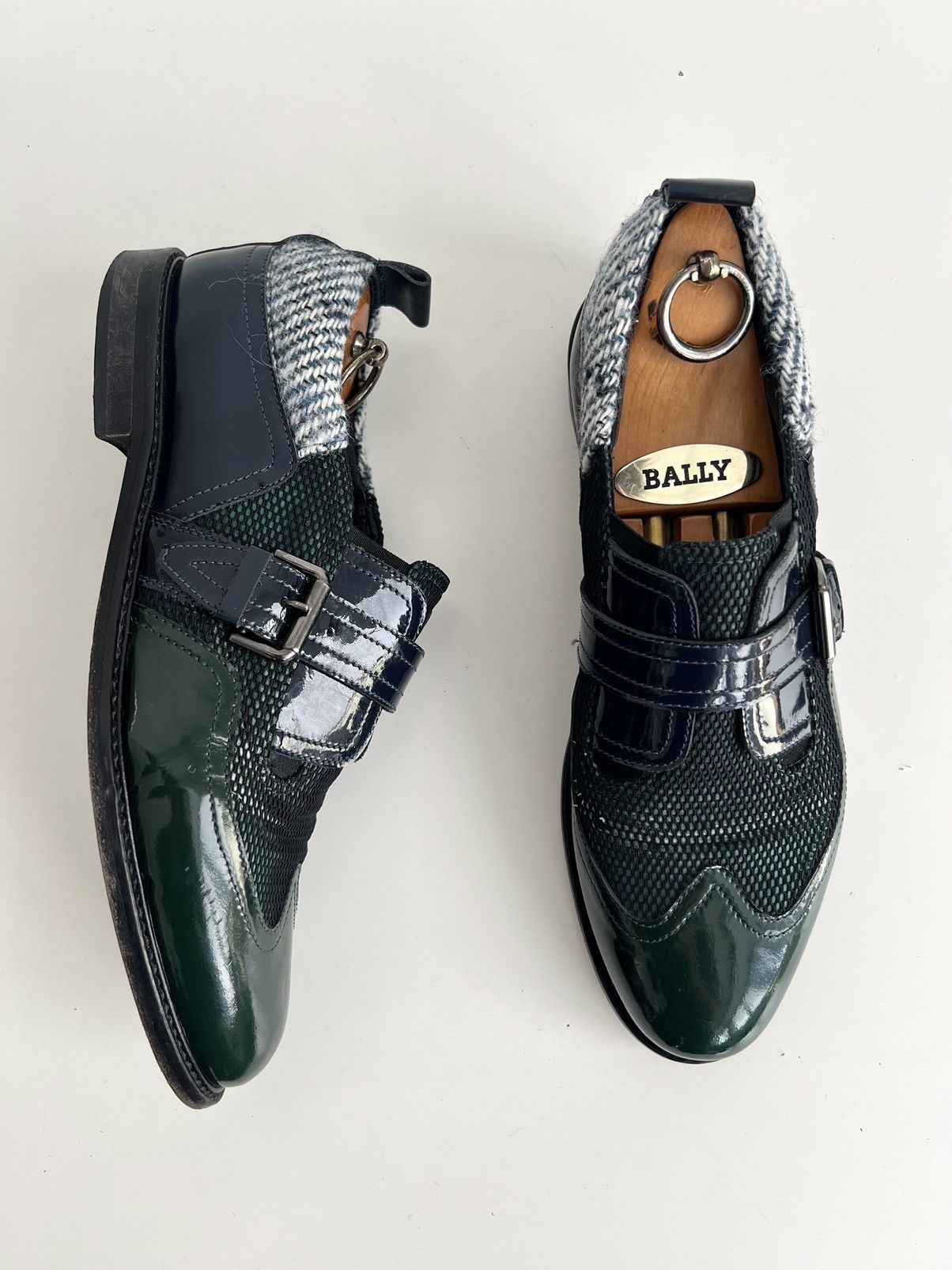 John Galliano 00s John Galliano Patent Leather Strap Hybrid “Joker” Shoes Size US 9 / EU 42 - 11 Thumbnail
