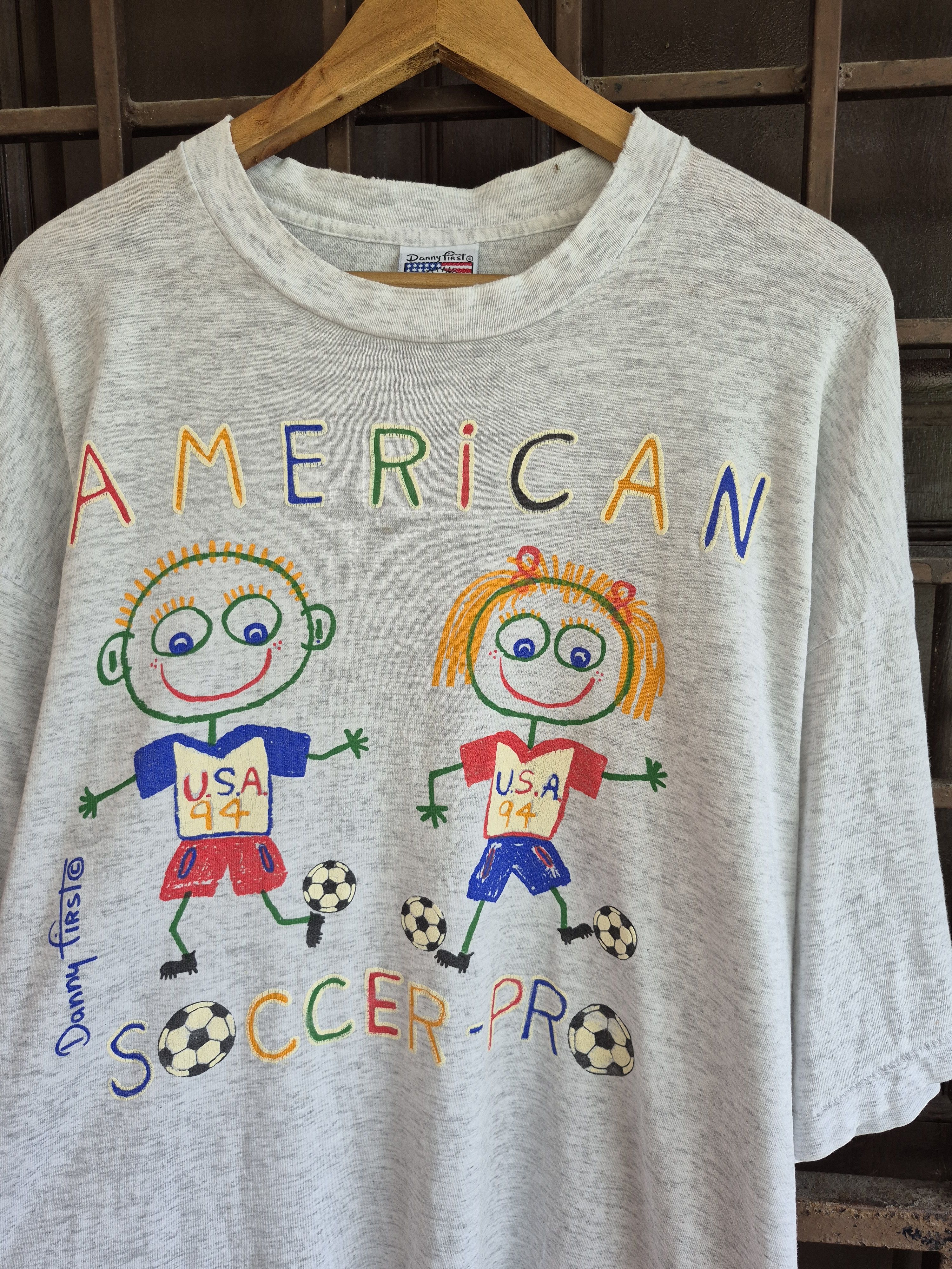 Vintage 🔥Vintage 90s Danny First USA Soccer Tee Size US XL / EU 56 / 4 - 2 Thumbnail
