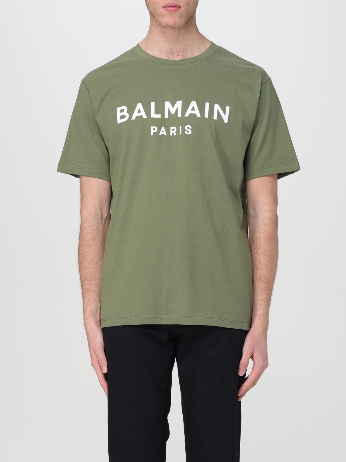 image of Balmain T-Shirt Men Green (Size Small)