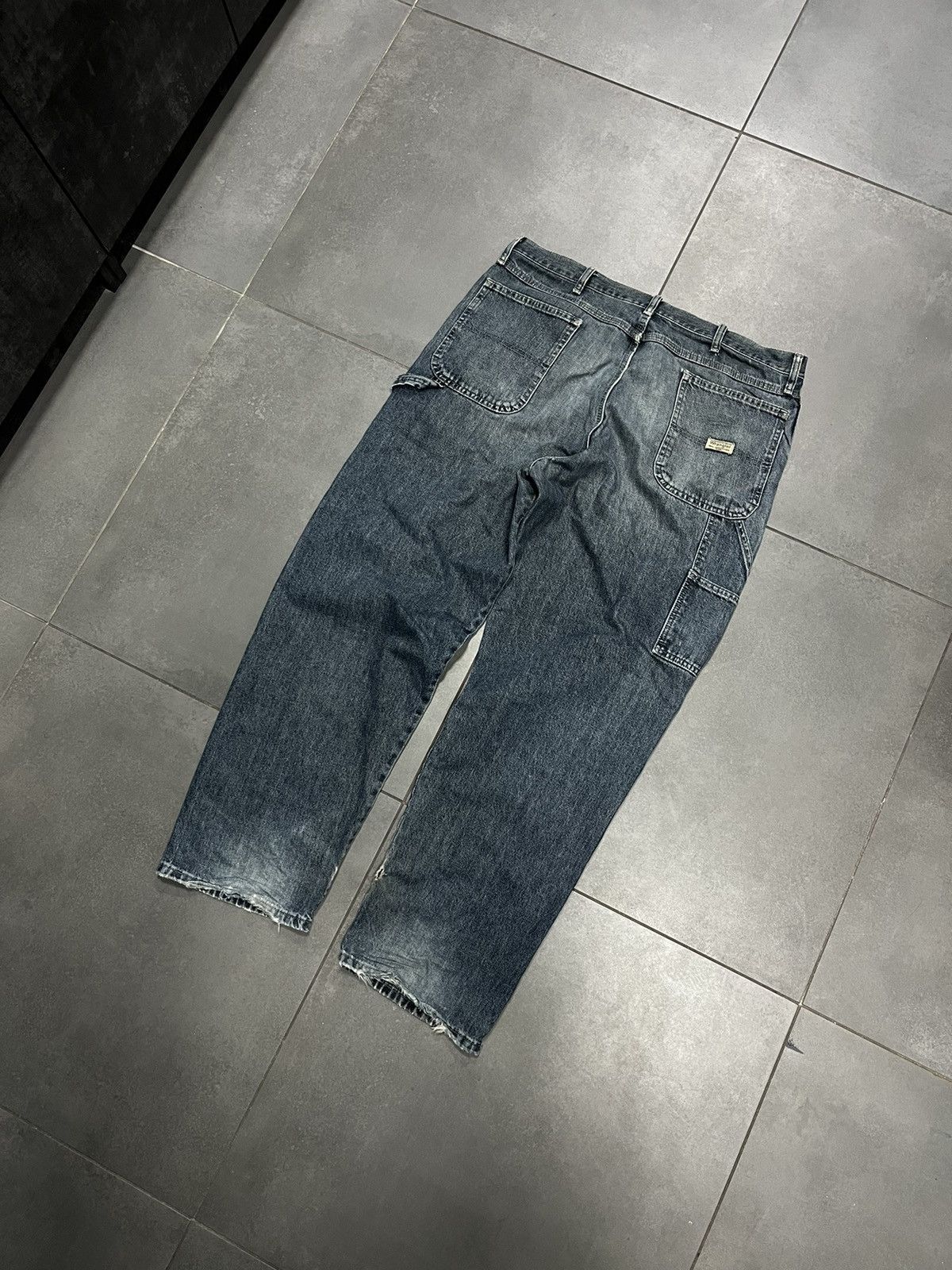 Vintage × Wrangler Vintage Workers Denim Jeans Carpenter Wrangler Size US 38 / EU 54 - 1 Thumbnail